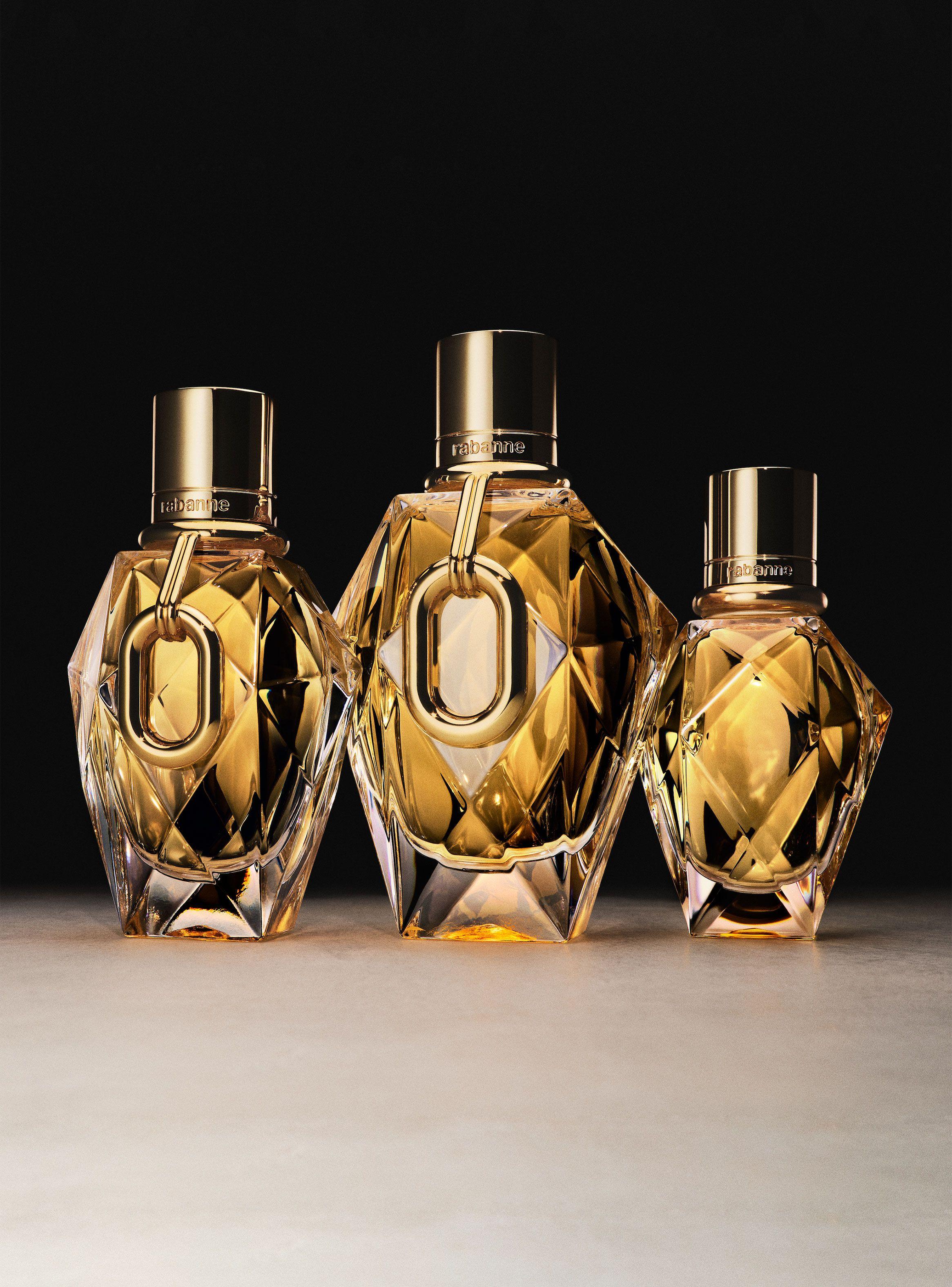 Set Perfume Million Gold For Her Rabanne EDP Recargable 90 ml + EDP 10 ml + Dramalips Shiny Lipstick First Red Carpet 687-2