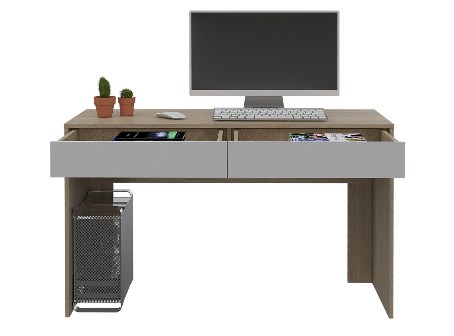 Escritorio TuHome Acre Rovere Blanco-2