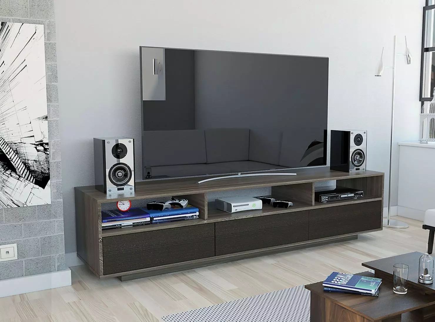 Rack TV 90" Bellagio Siena TuHome-4