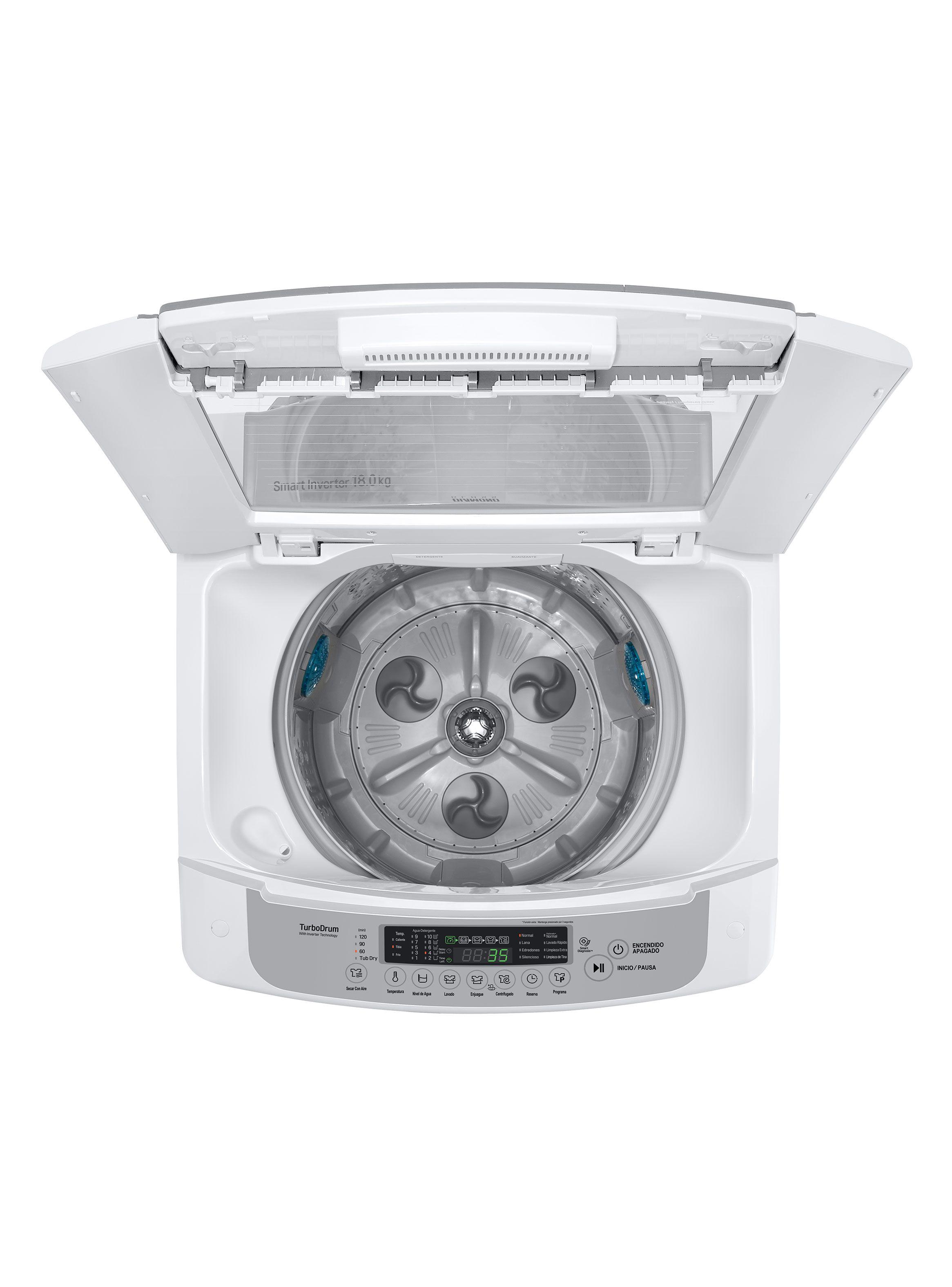 Lavadora Carga Superior 18 Kg WT18WPB Blanco-6