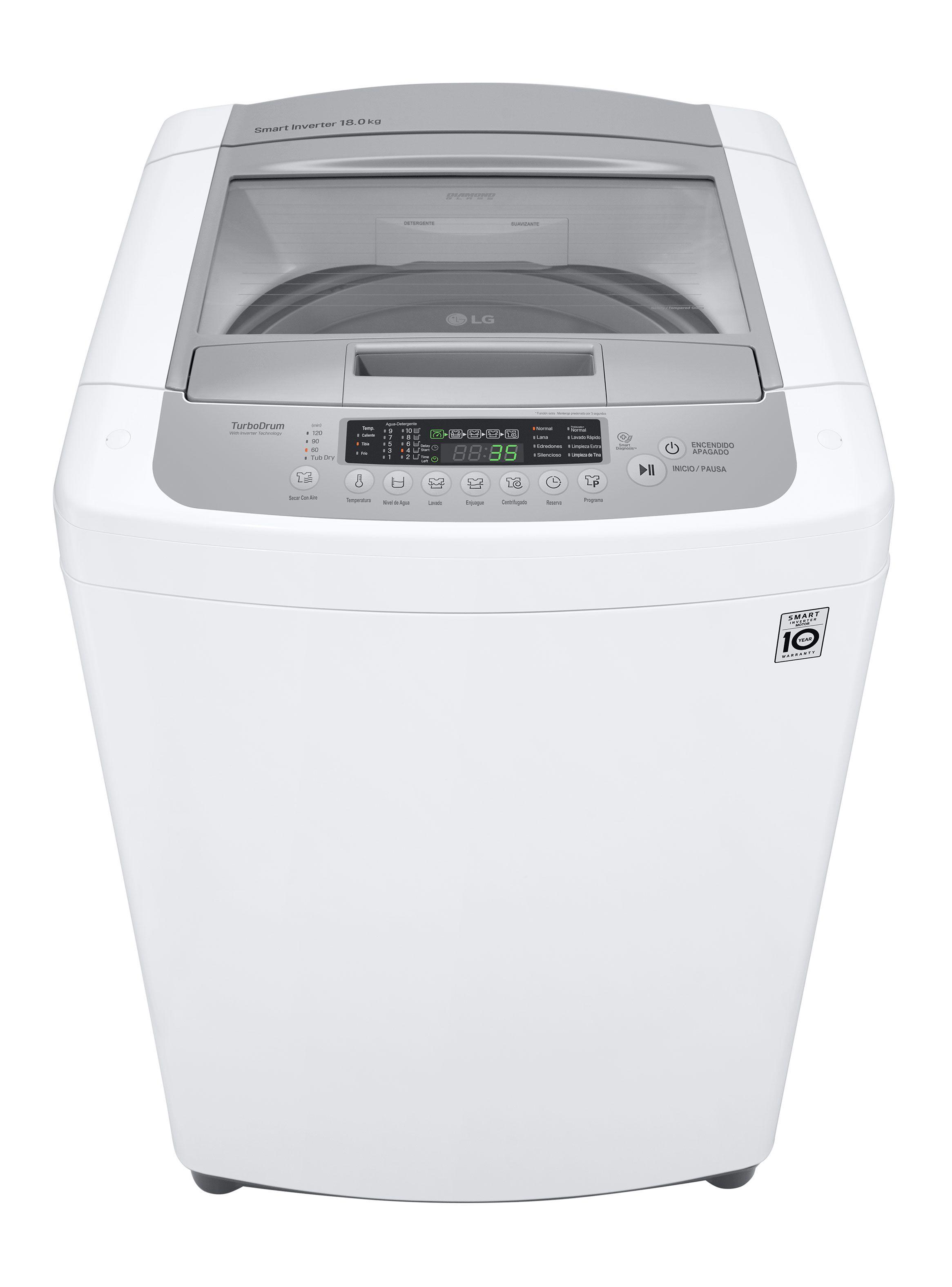 Lavadora Carga Superior 18 Kg WT18WPB Blanco-4