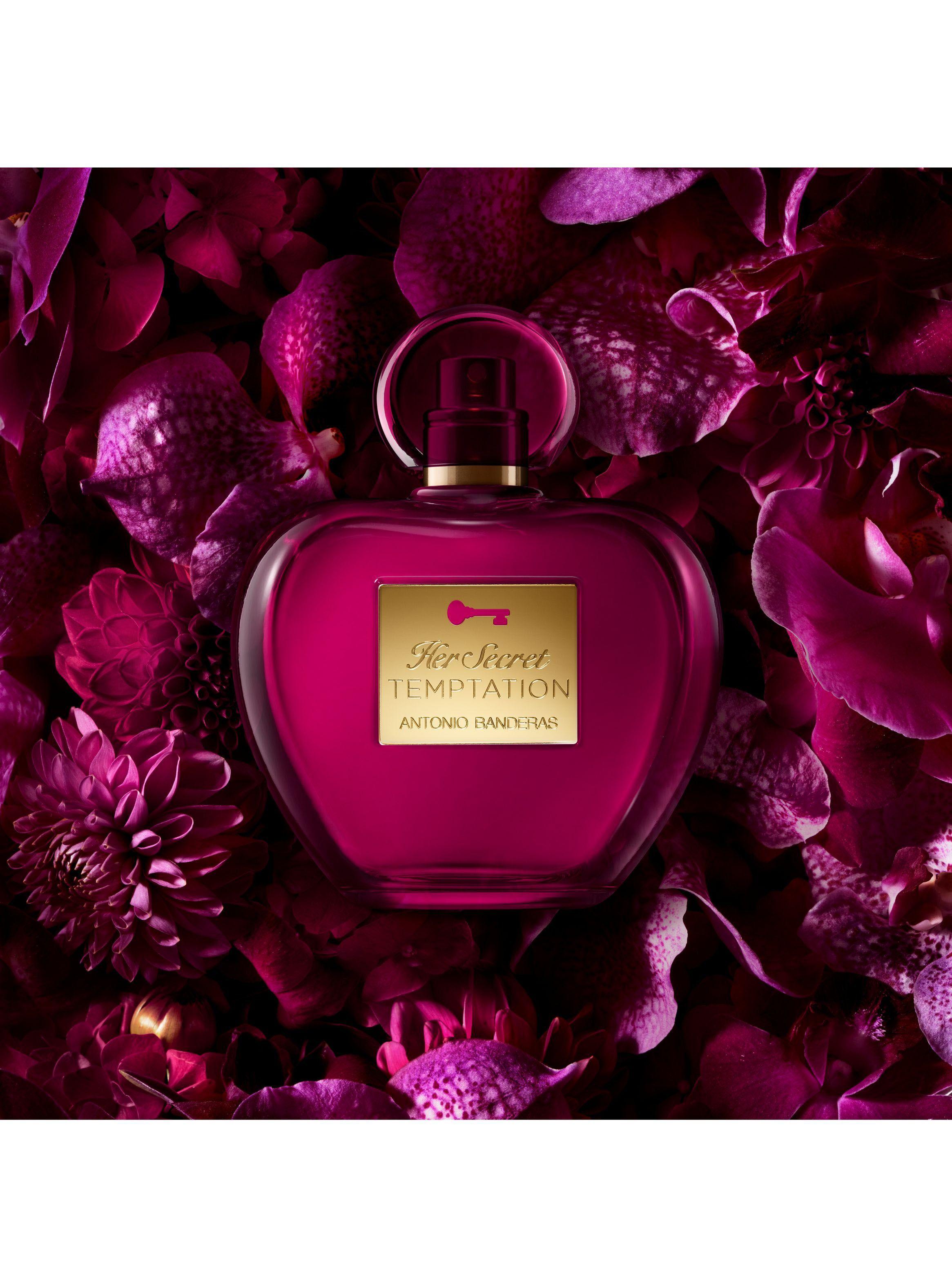 Set Perfume Her Secret Temptation Banderas EDT Mujer 80ml + Desodorante 150ml-3