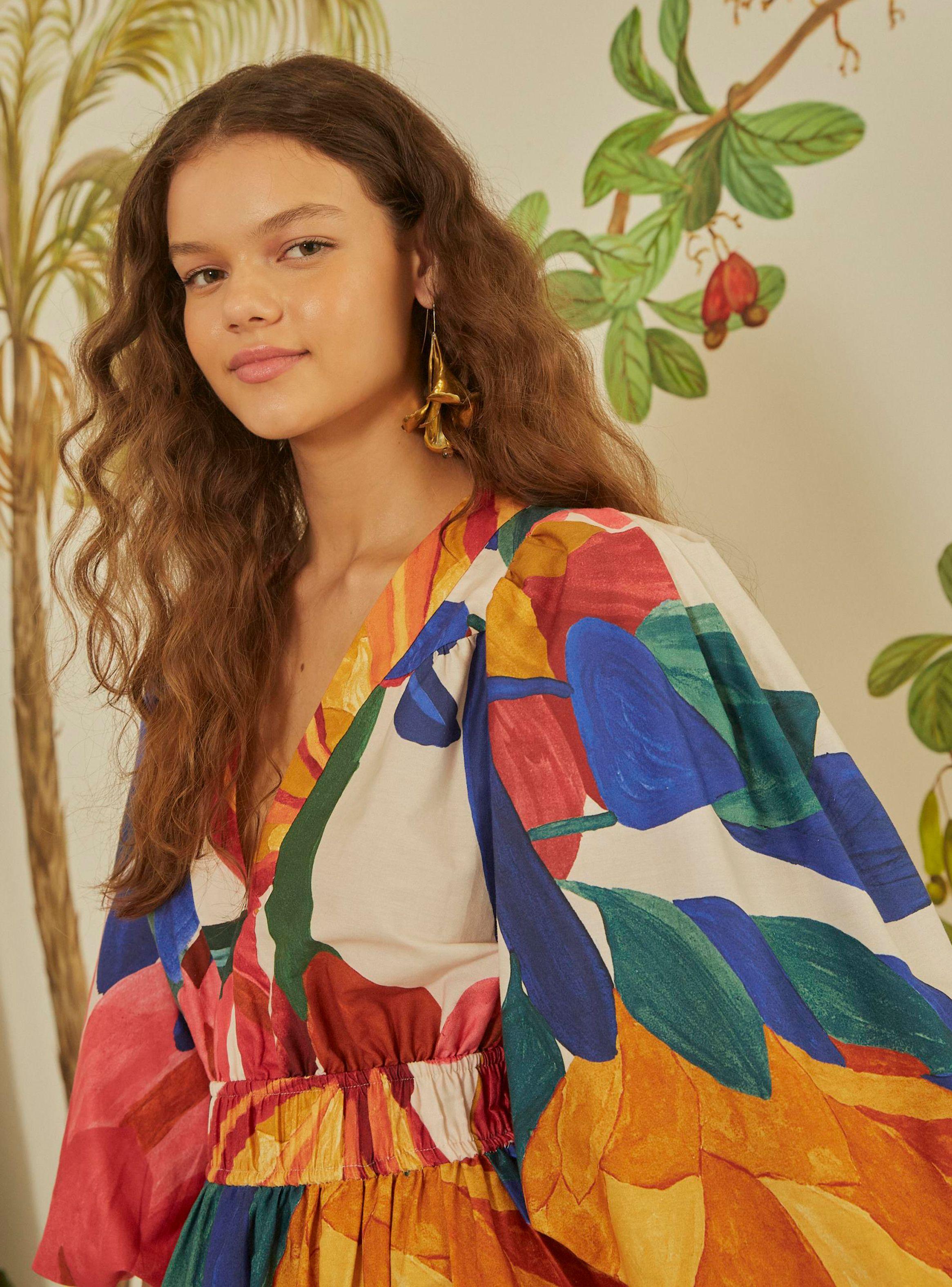 Vestido Largo Colorido-1