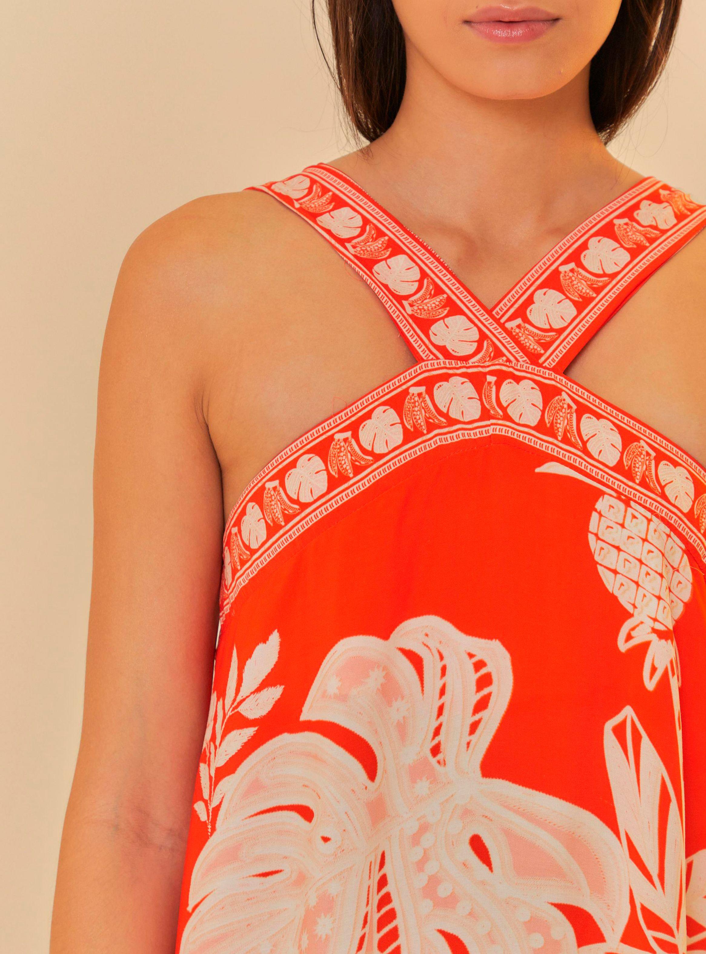 Vestido Halter Hojas-2