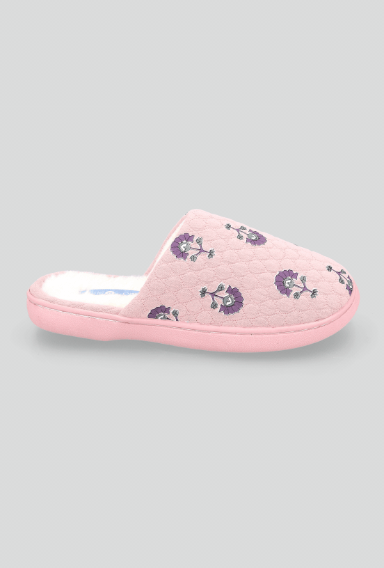 Pantufla Estampada Tipo Acolchada-3