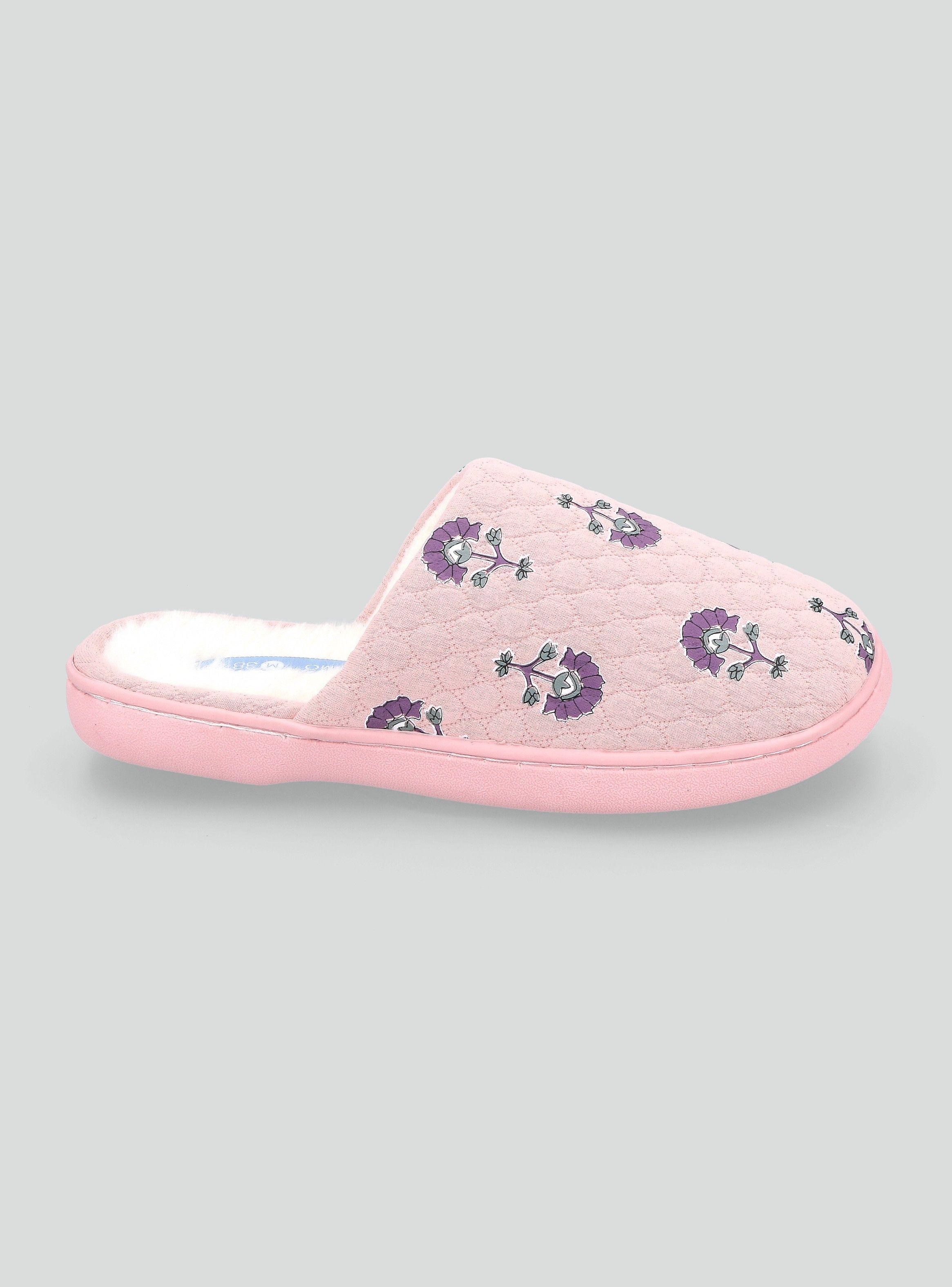 Pantufla Estampada Tipo Acolchada-1