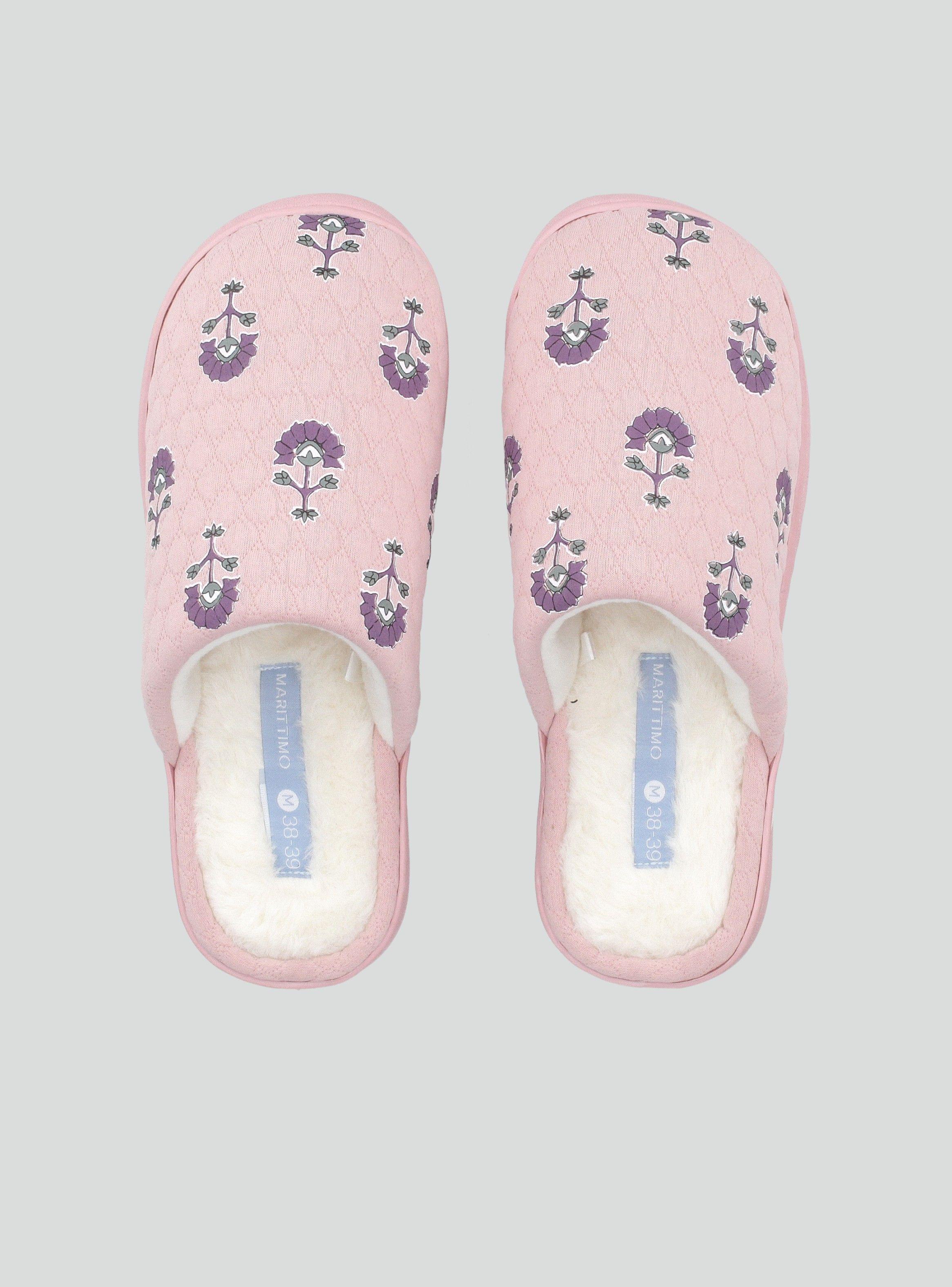 Pantufla Estampada Tipo Acolchada-0
