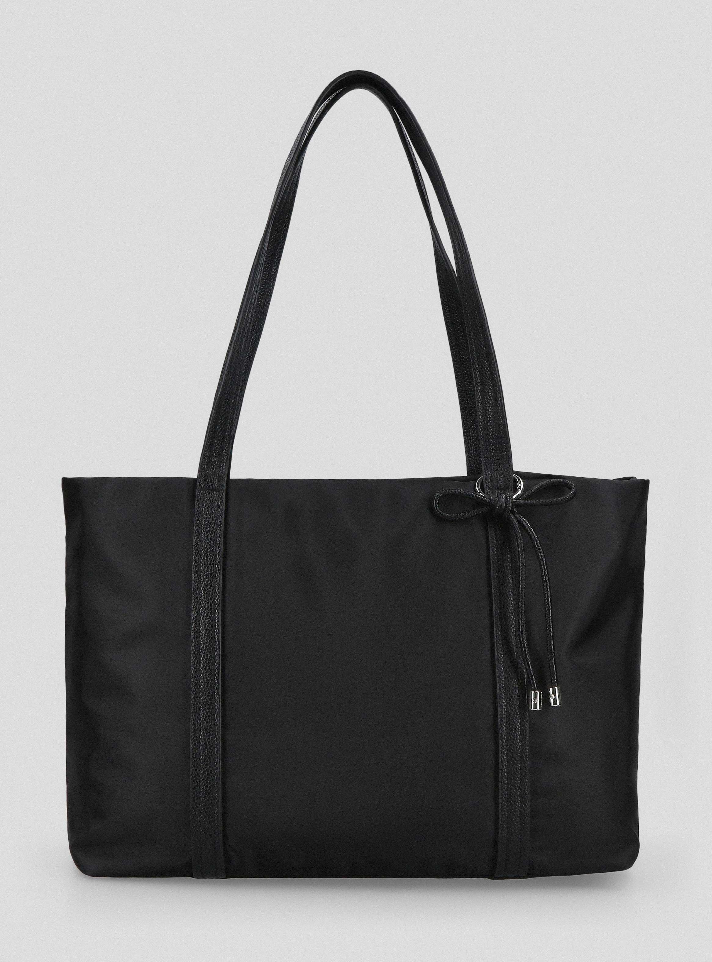 Cartera Tote Charm Nylon -2