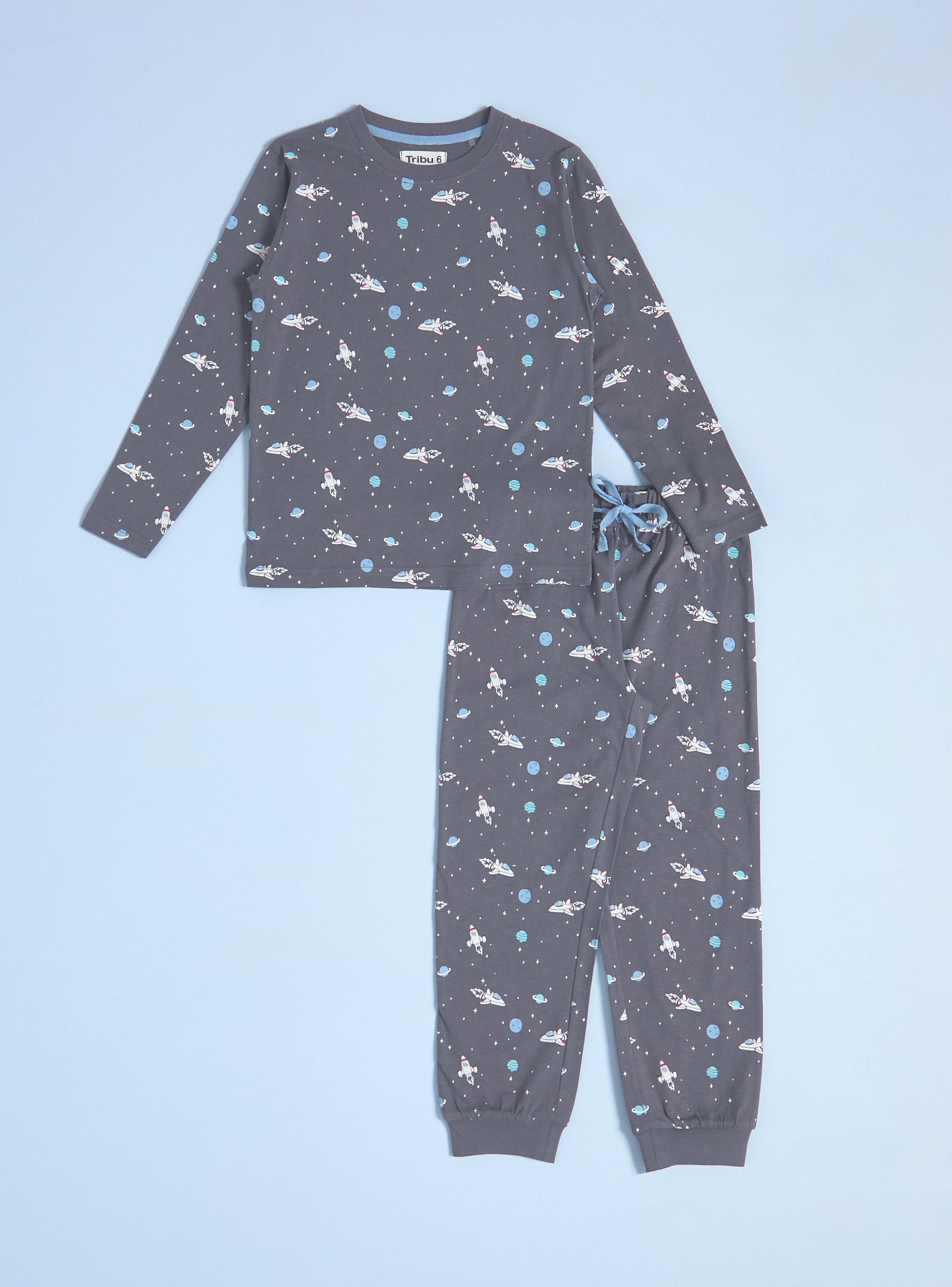 Pijama Largo Full Print Universo-0