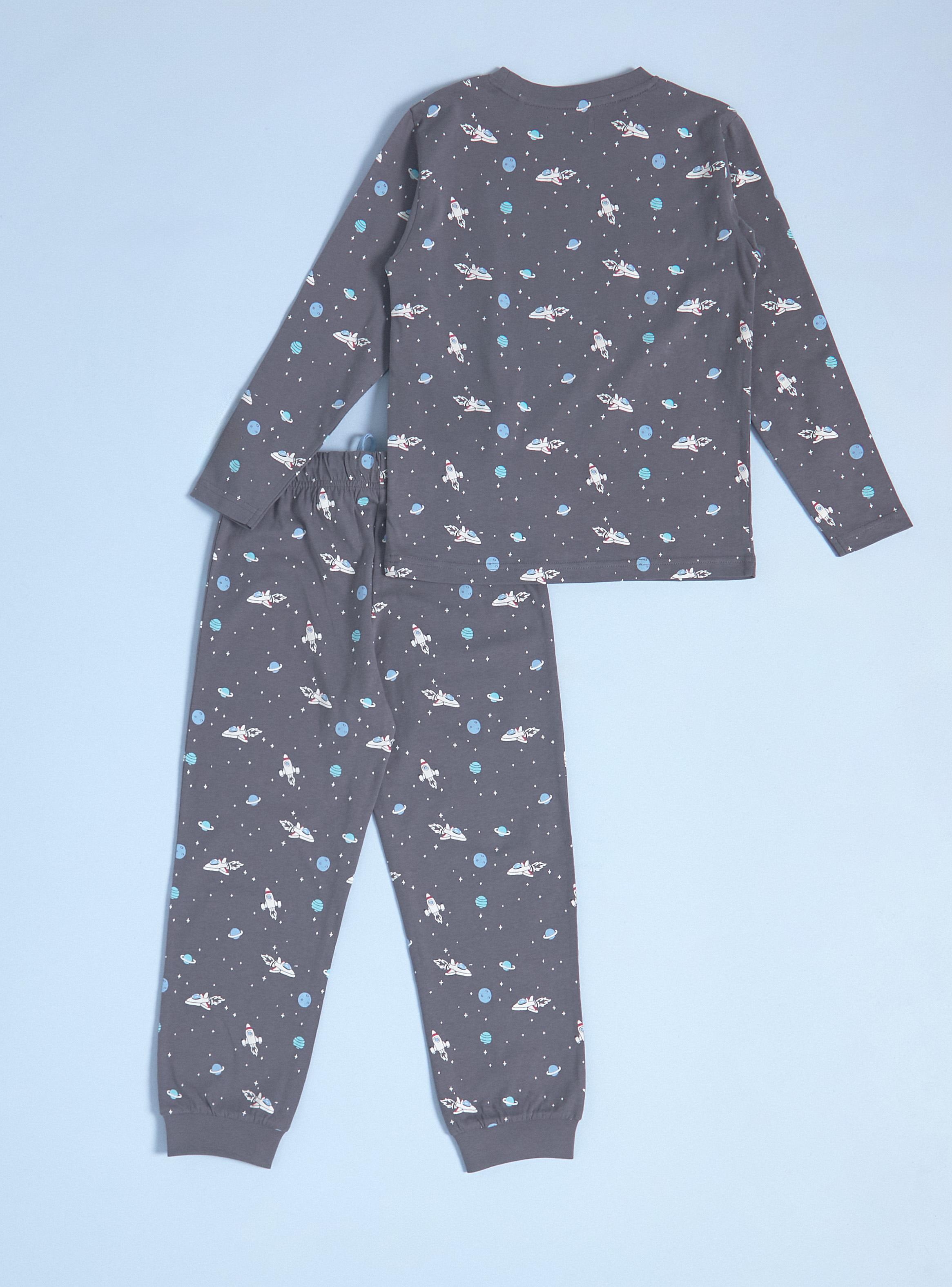 Pijama Largo Full Print Universo-1