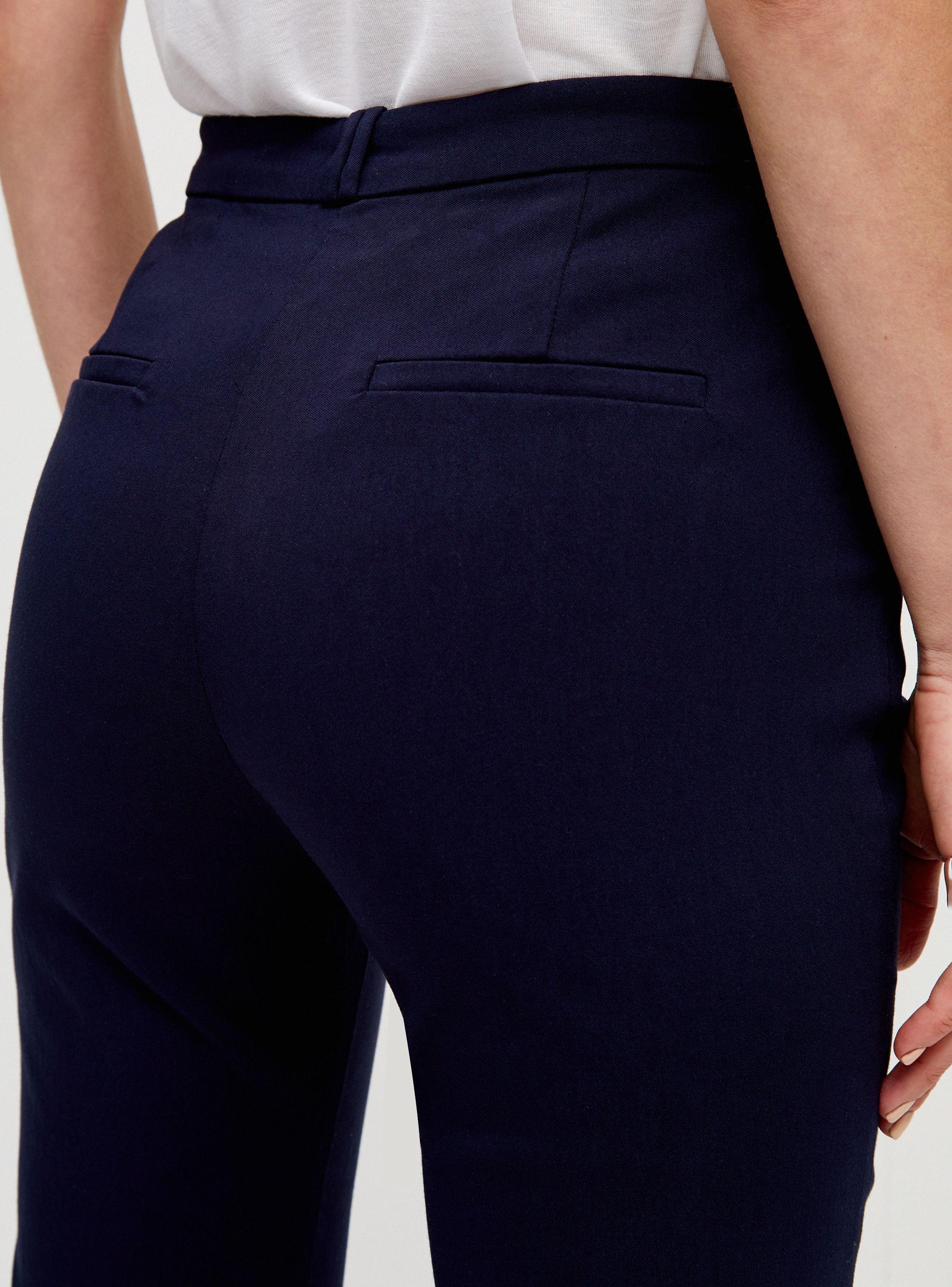 Pantalón de Vestir Recto Tiro Medio-2