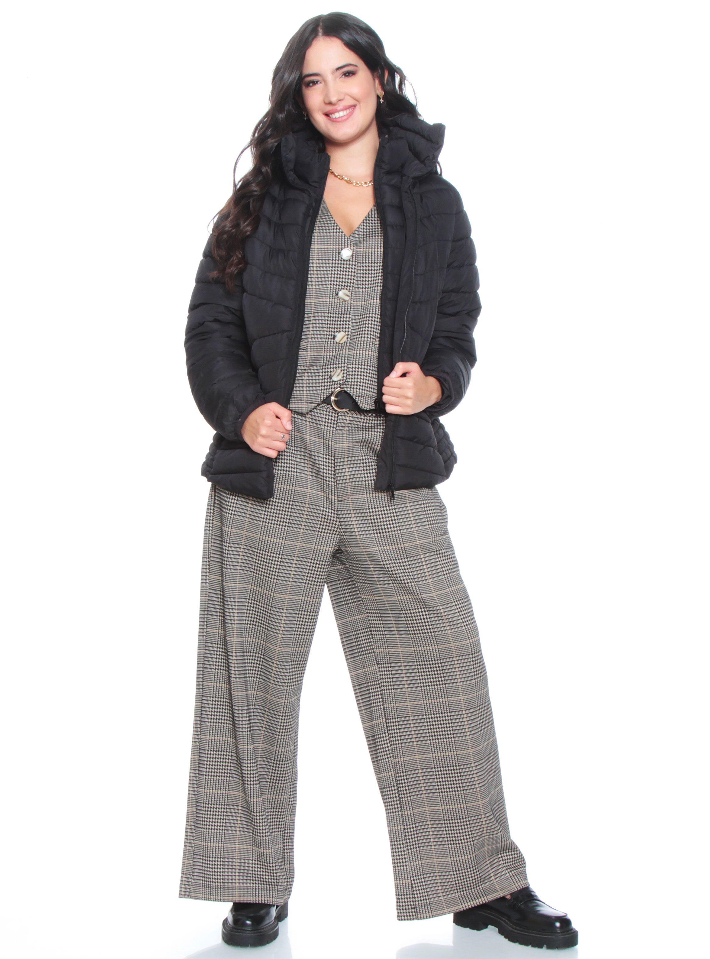 Parka Manga Larga con Capucha-3