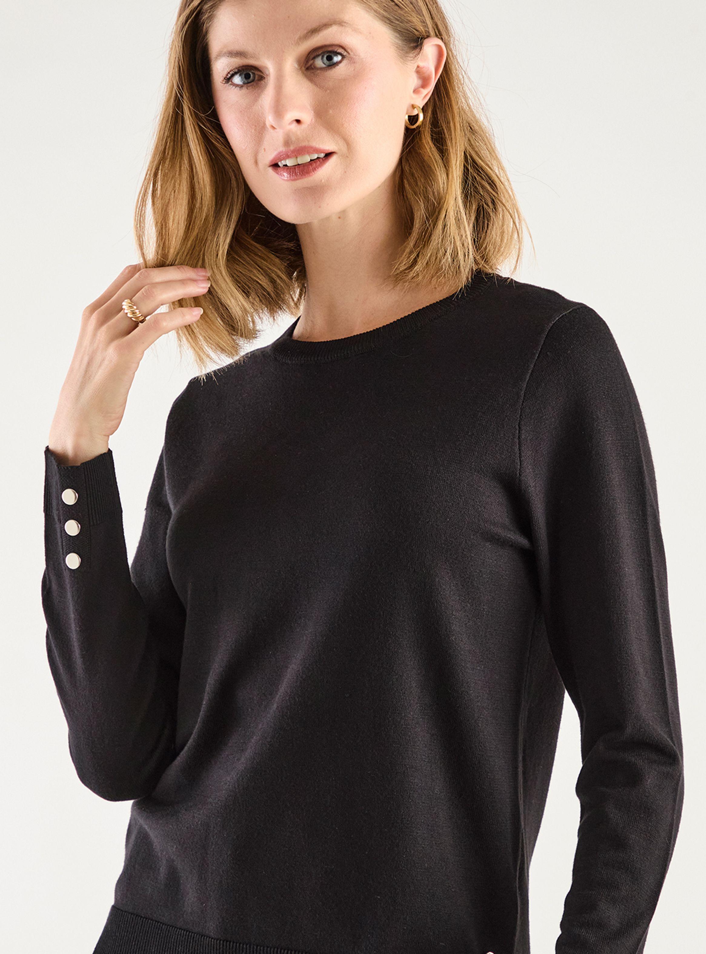 Sweater Liso Cuello Redondo Clásico-2