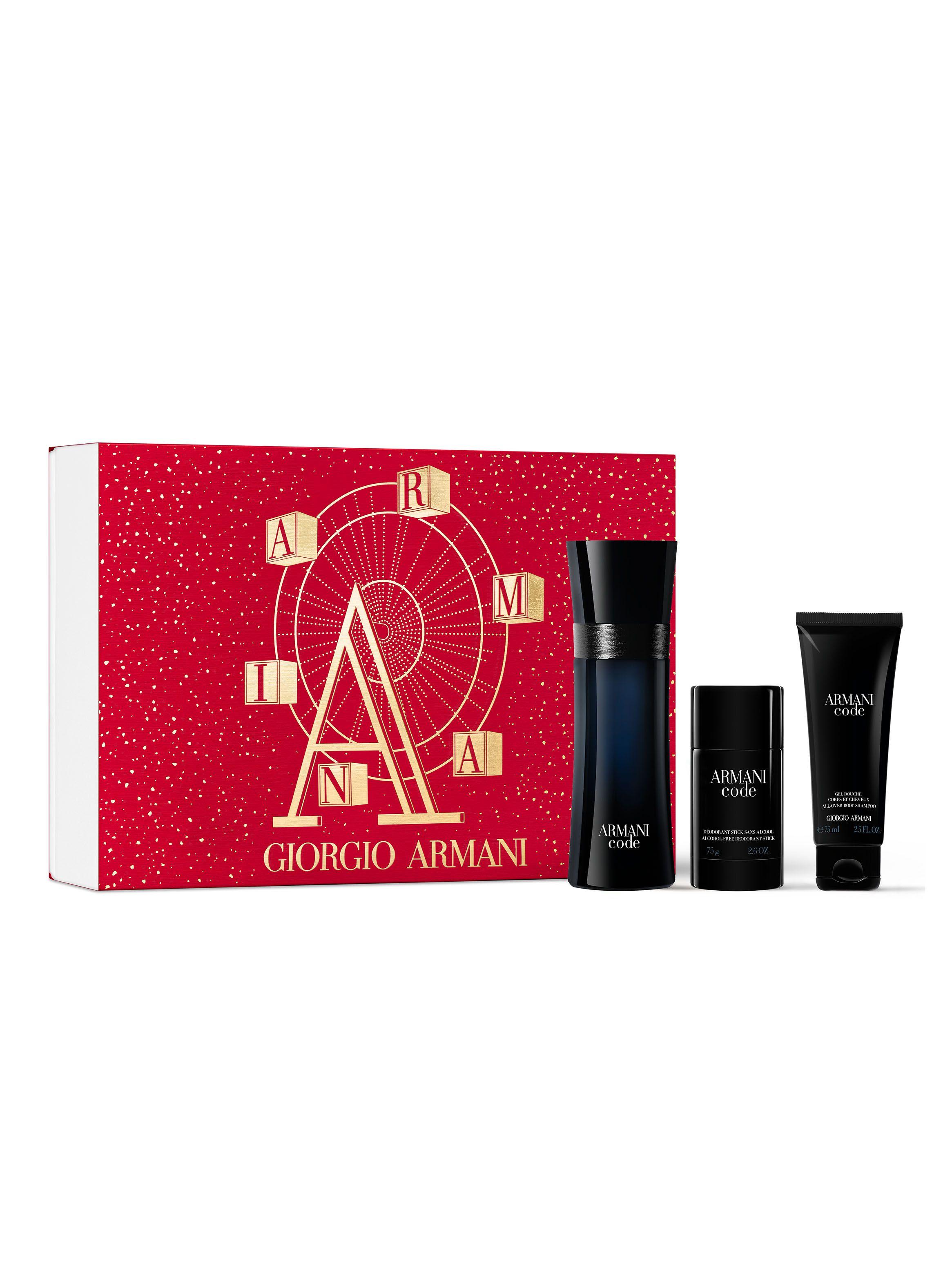 Set Perfume Armani Code EDT Hombre 125 ml + Desodorante 75 g + Shower Gel 75 ml-1