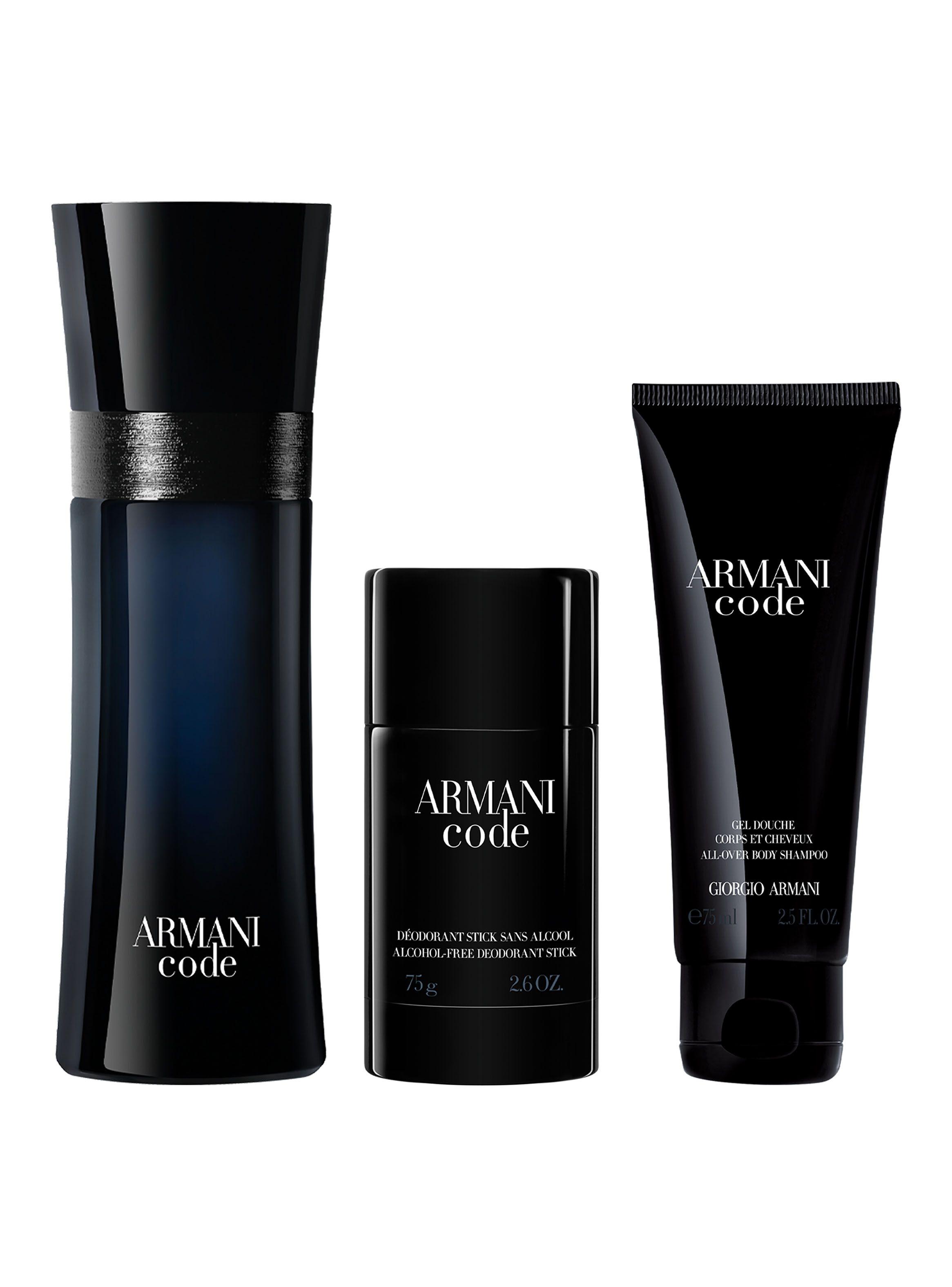 Set Perfume Armani Code EDT Hombre 125 ml + Desodorante 75 g + Shower Gel 75 ml-0