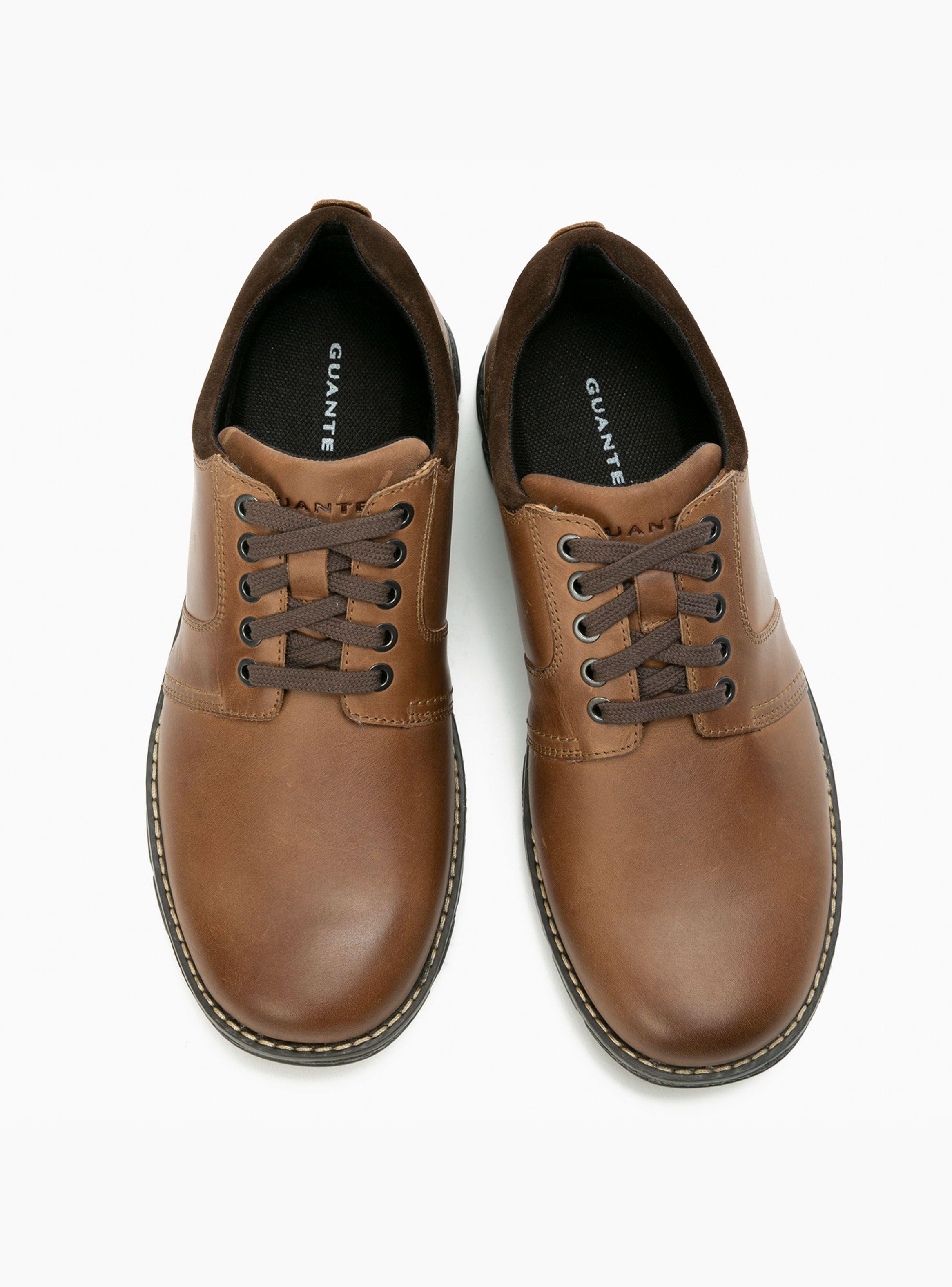 Zapato Casual Guante Hombre Oklahoma Café-1