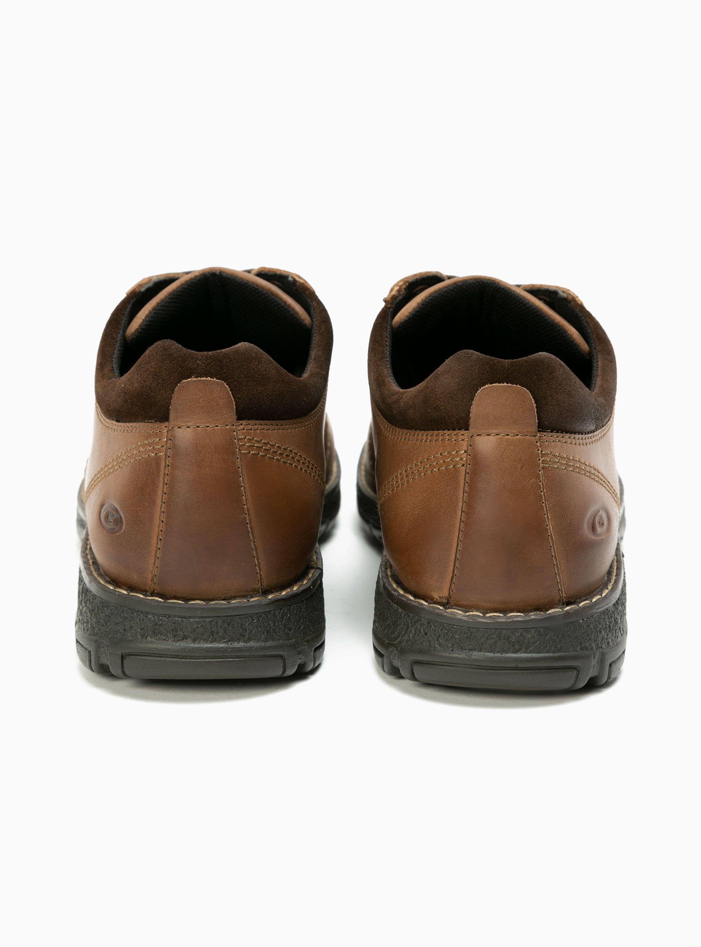 Zapato Casual Guante Hombre Oklahoma Café-3