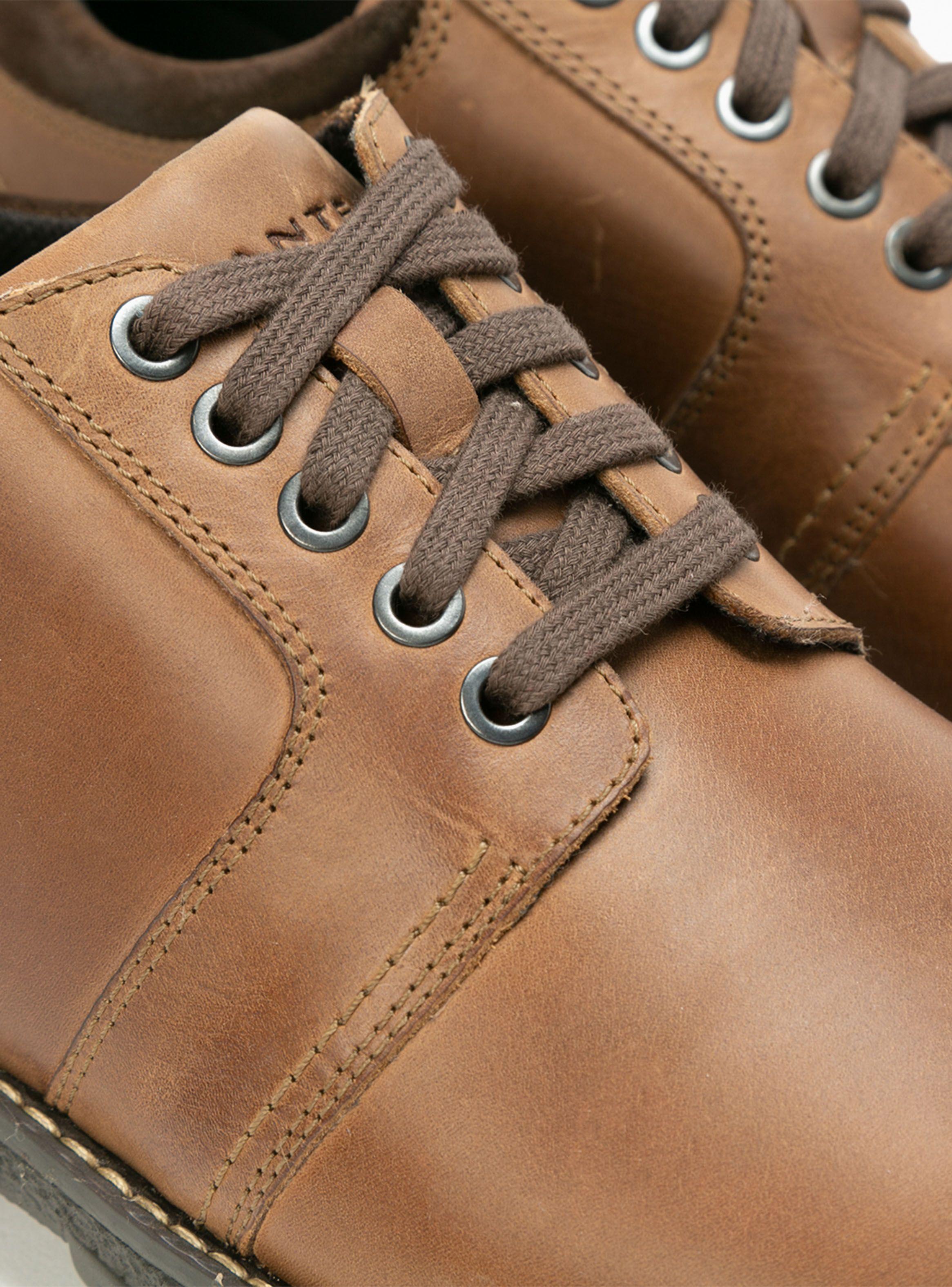 Zapato Casual Guante Hombre Oklahoma Café-4