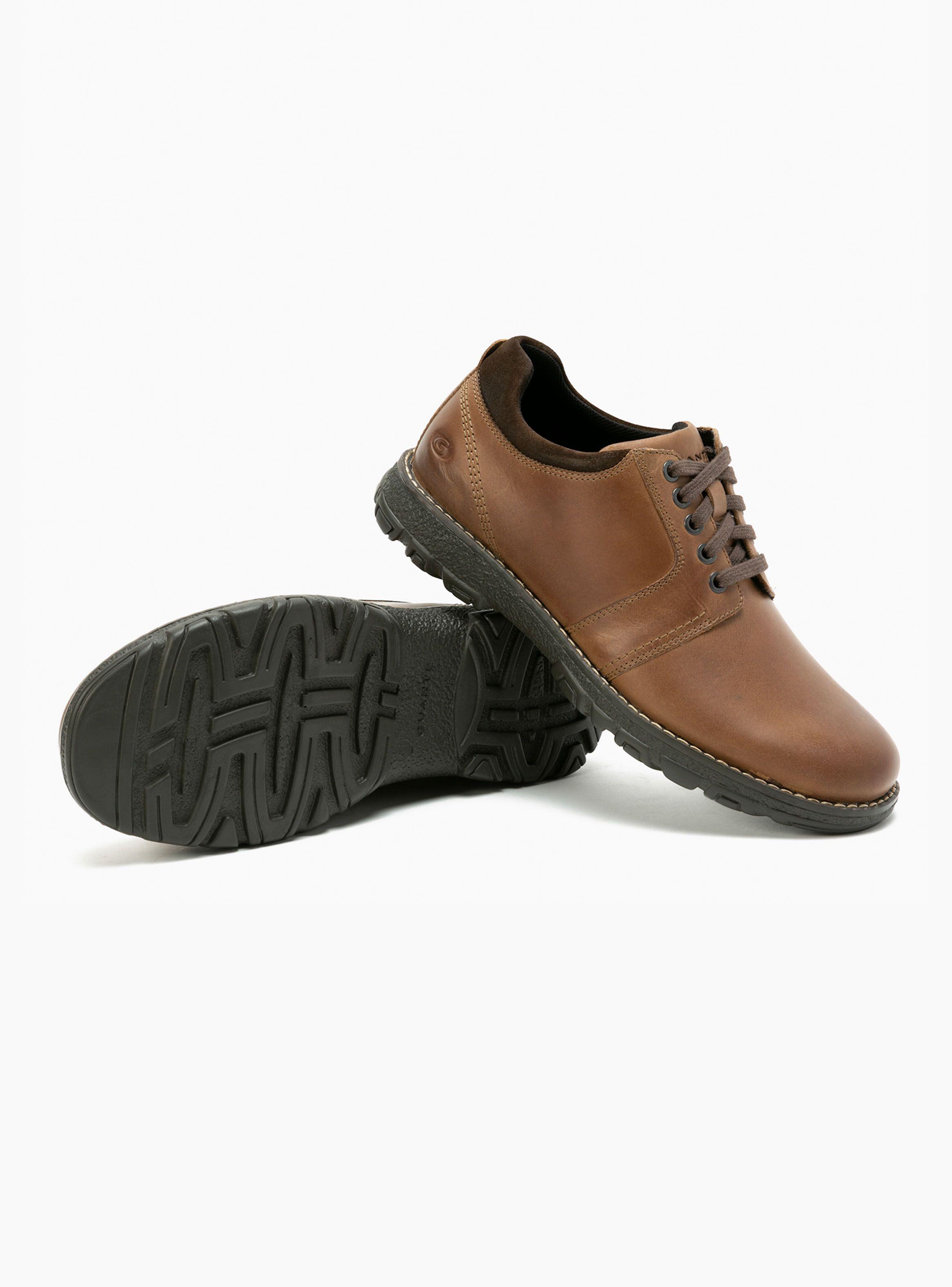 Zapato Casual Guante Hombre Oklahoma Café-2