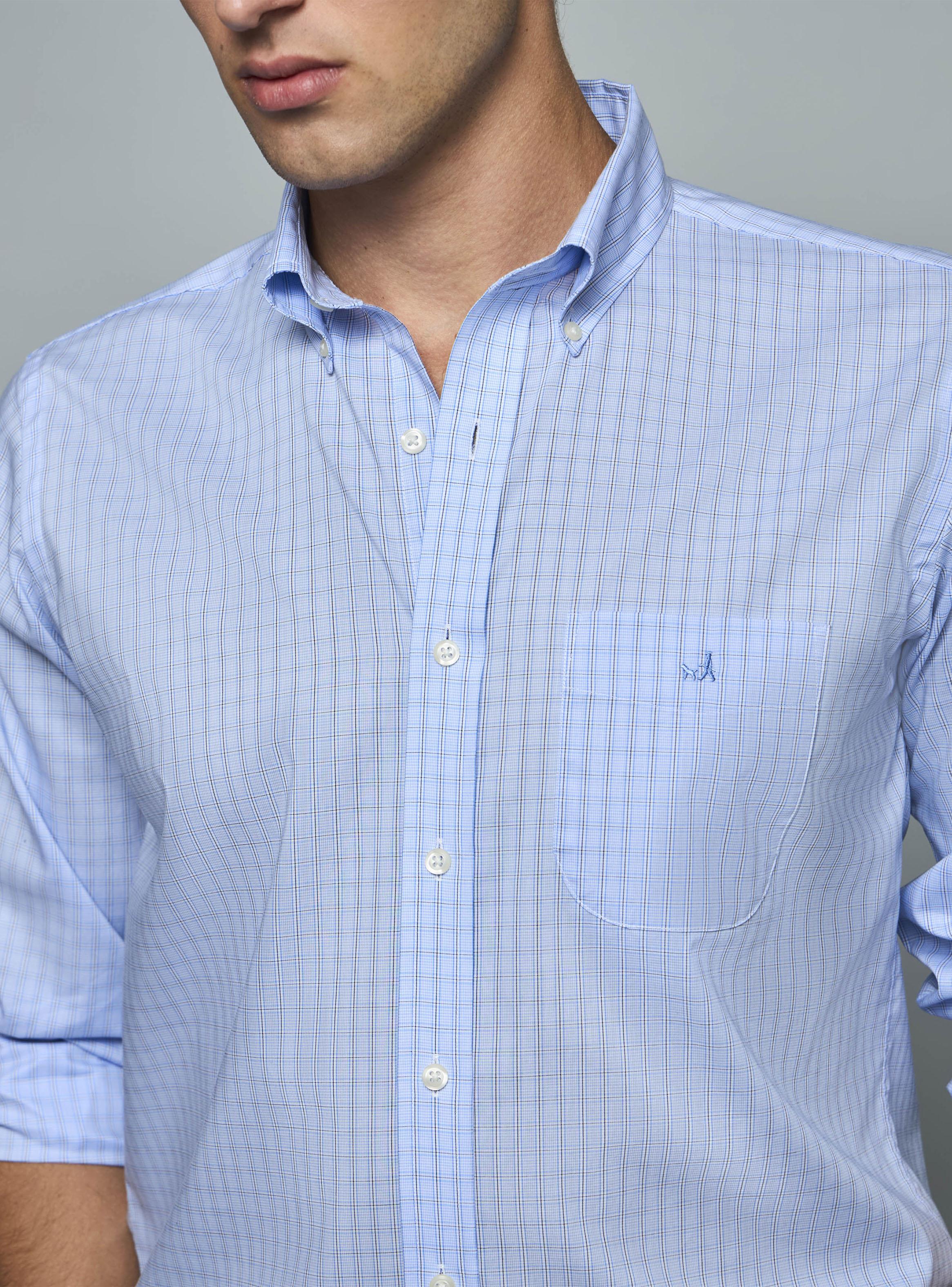 Camisa Manga Larga a Cuadros-2