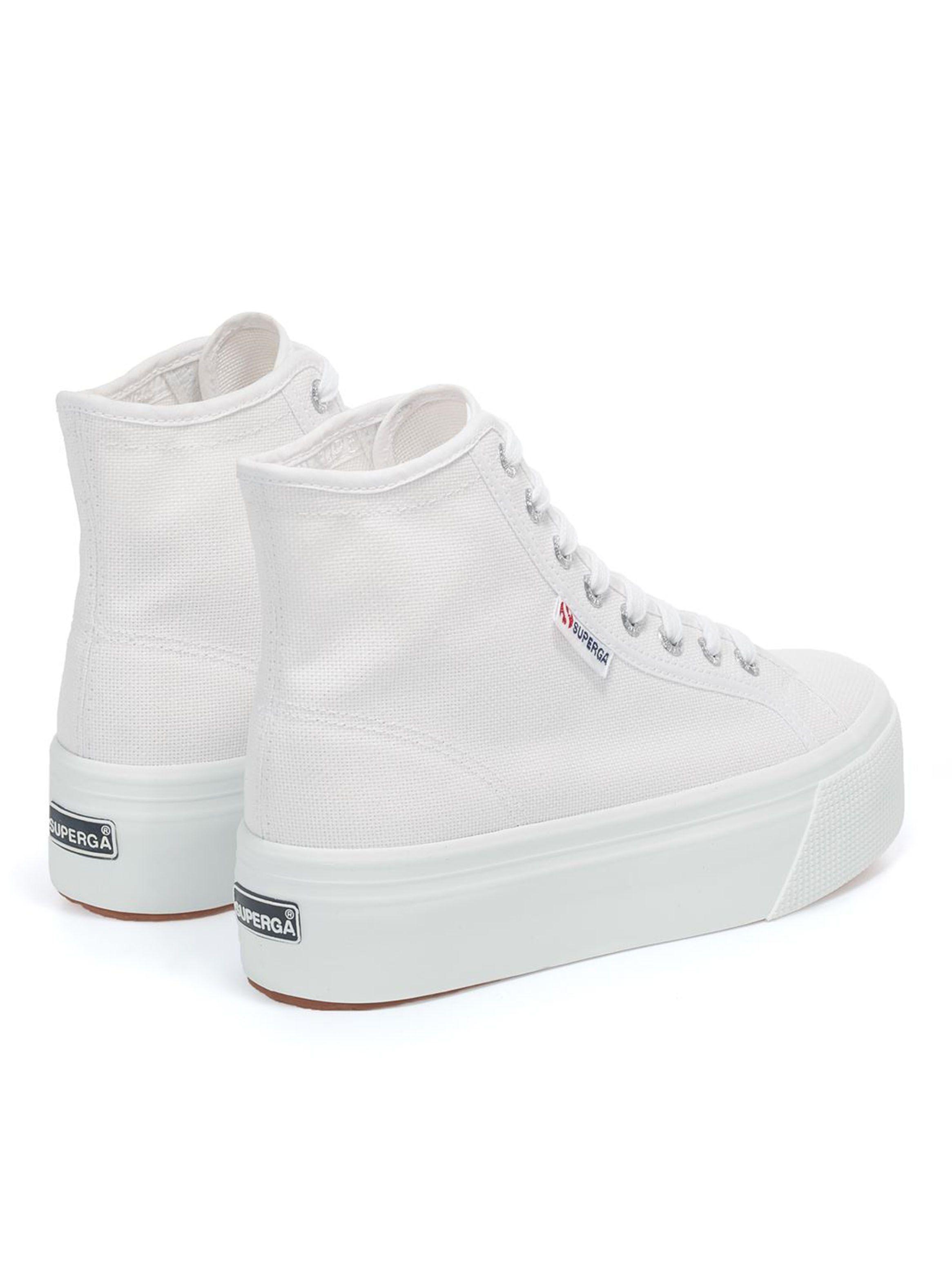 Zapatilla Urbana White 2708 Hi Top Mujer-2