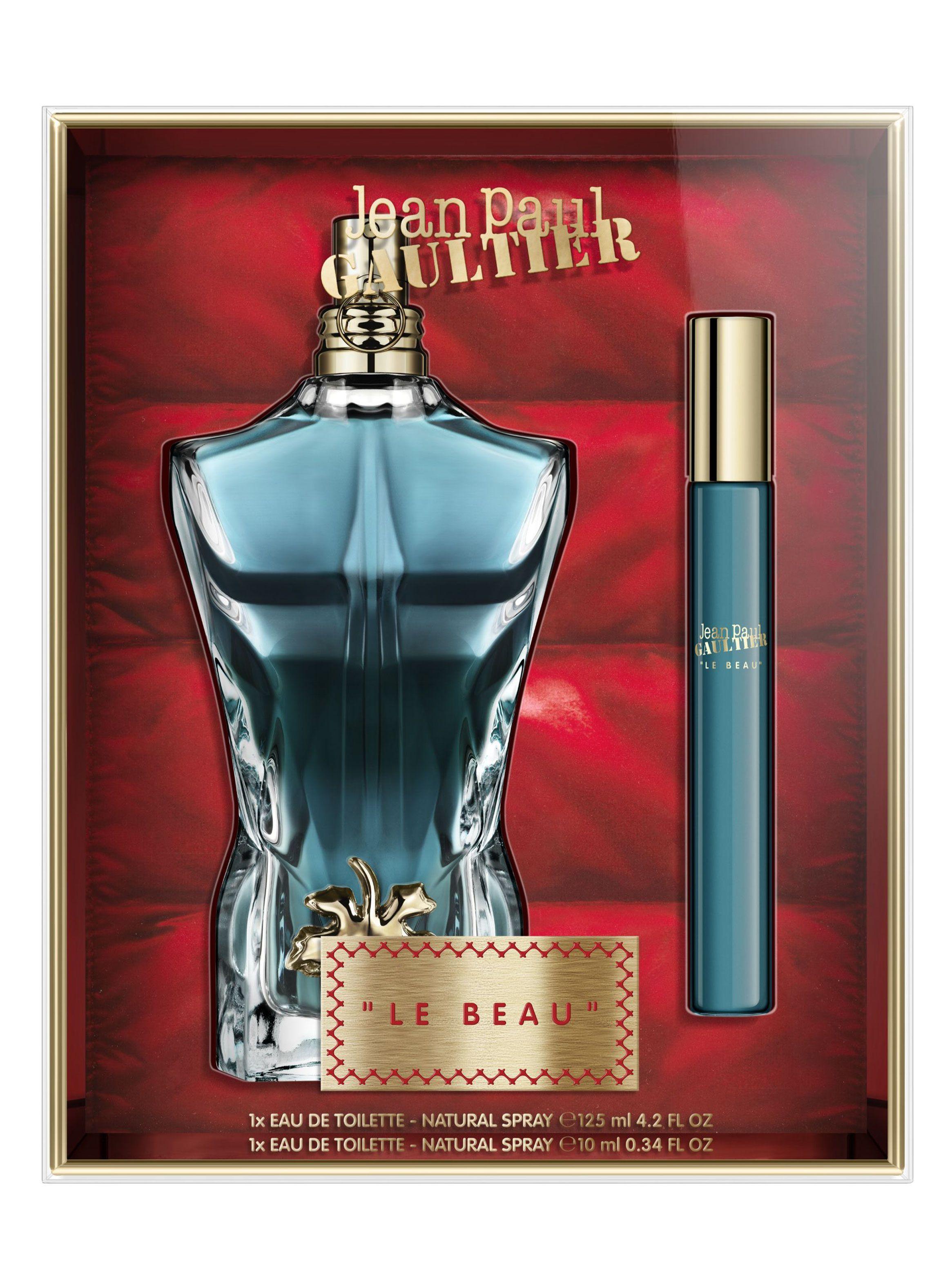 Set Perfume Le Beau EDT Hombre 125 ml + Mega Spritzer 10 ml-2