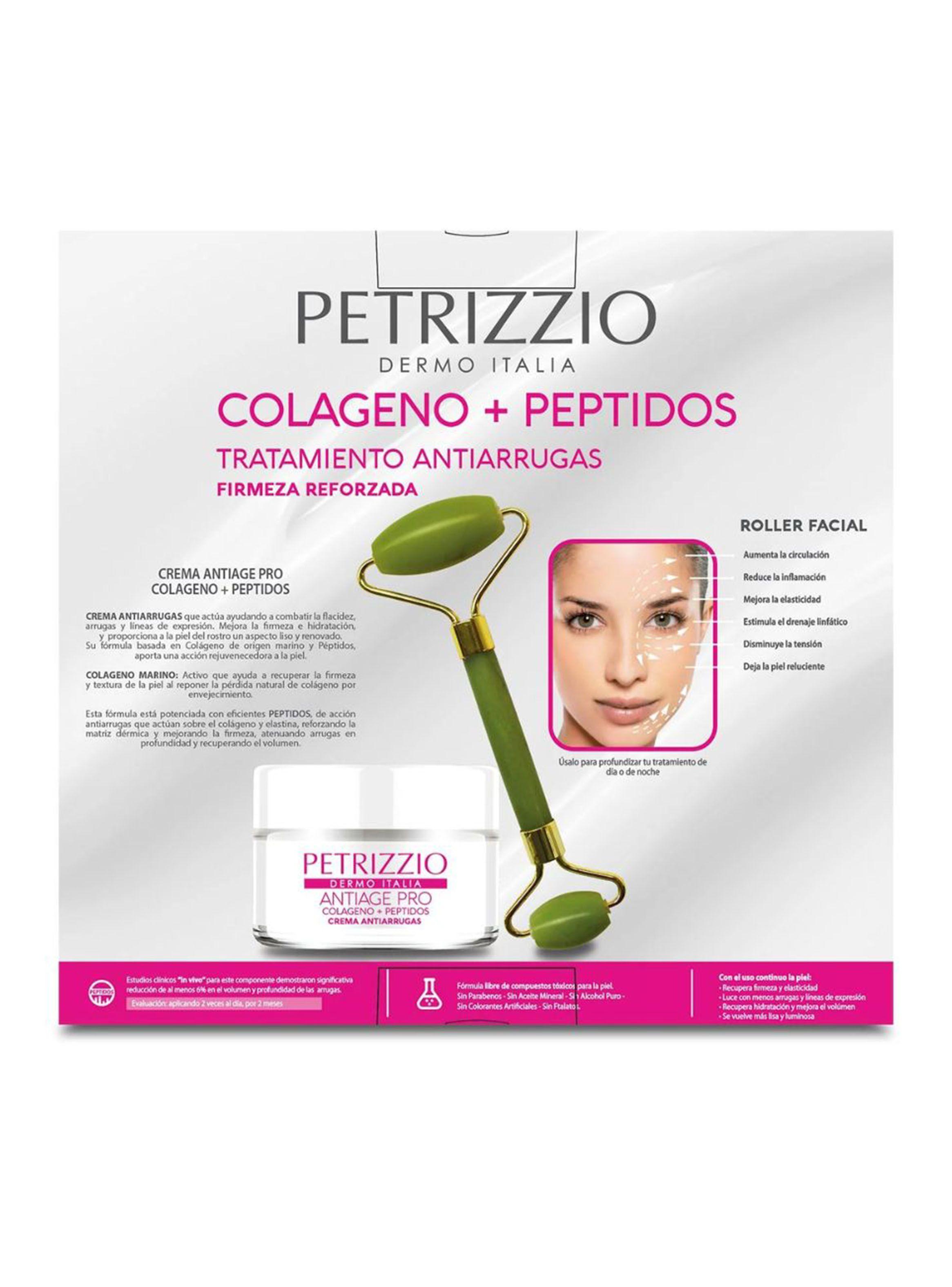 Set Crema Antiage Pro Colágeno Péptidos + Roller-2