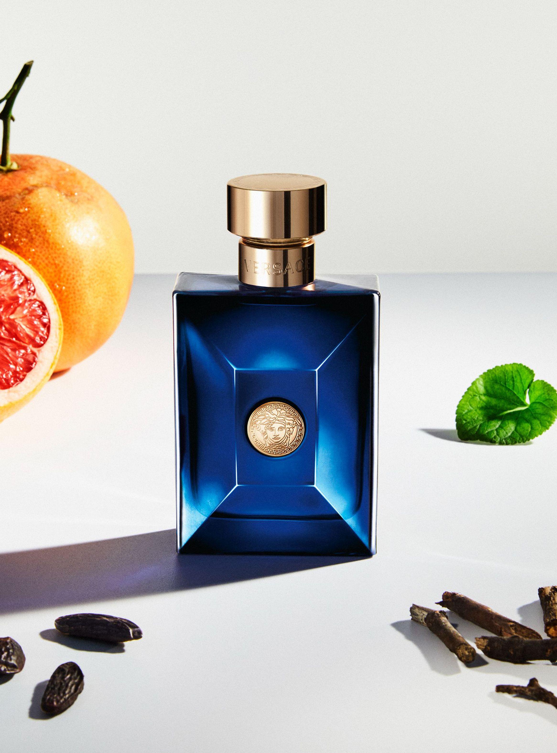 Set Perfume Versace Dylan Blue EDT Hombre 100 ml + Desodorante 75 ml + EDT 10 ml-2
