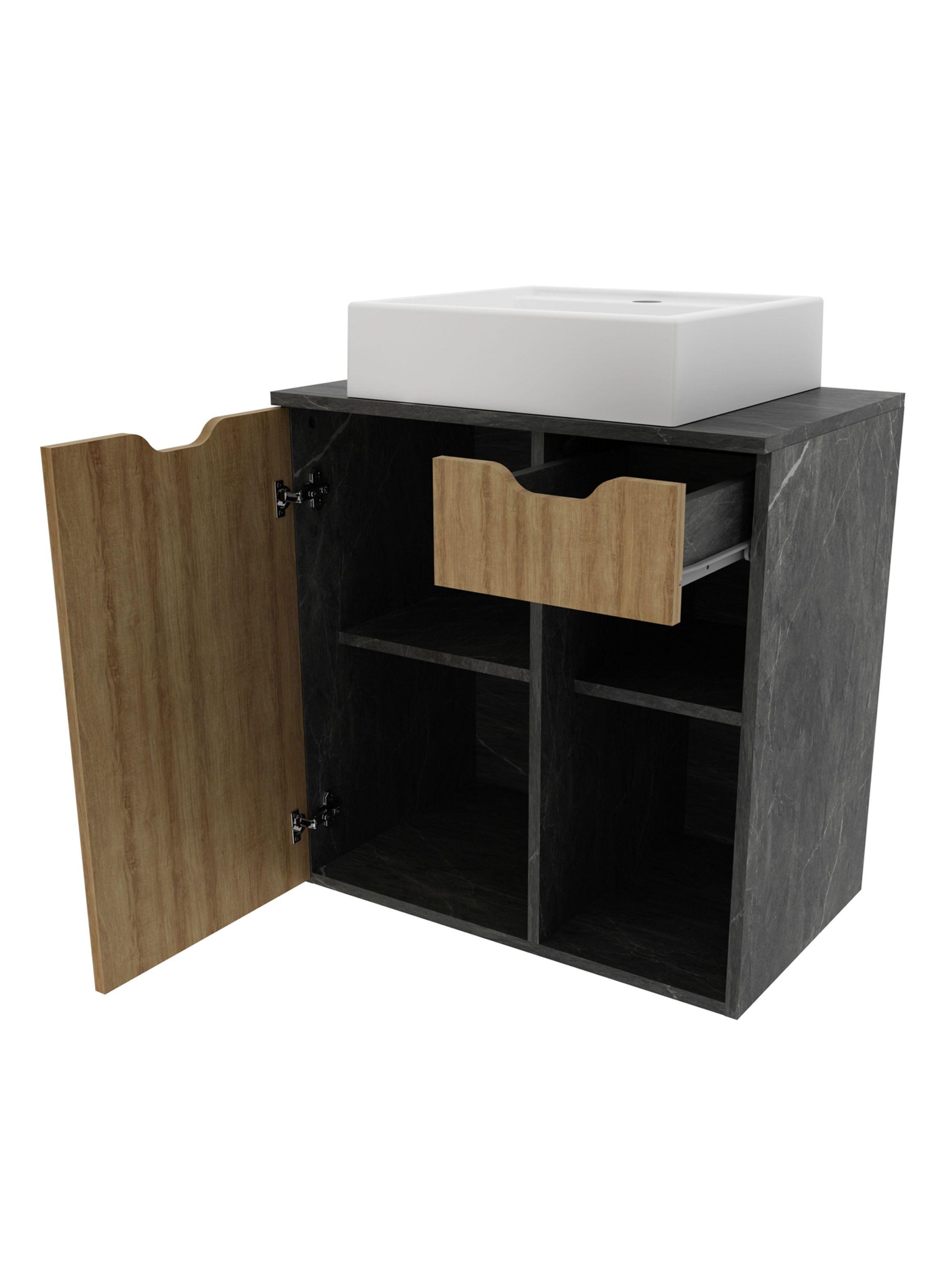 Mueble Lavamanos Aereo 1 Cajón 1 Puerta-3