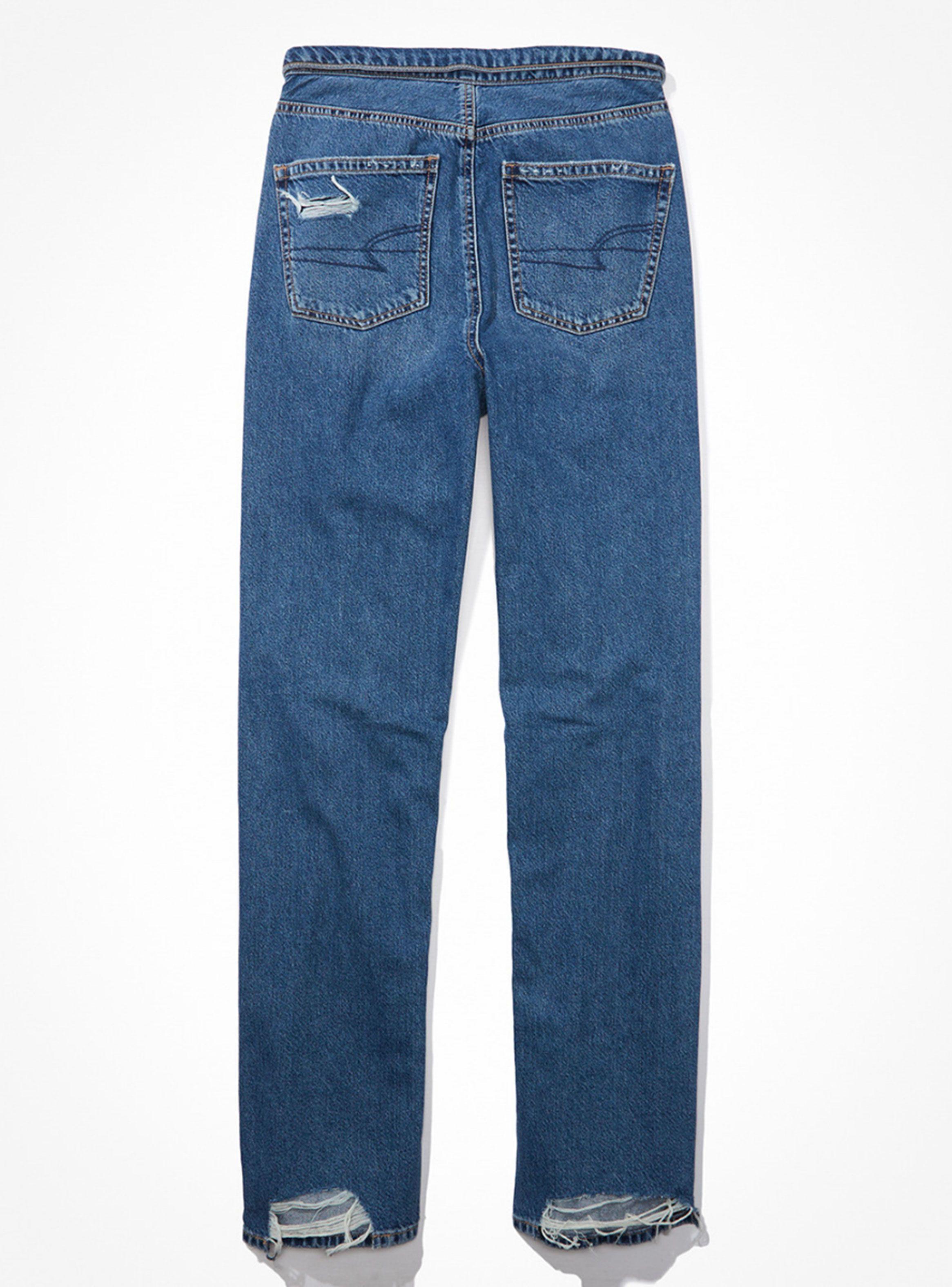 Jeans Highest Waist Ripped Baggy Straight-3
