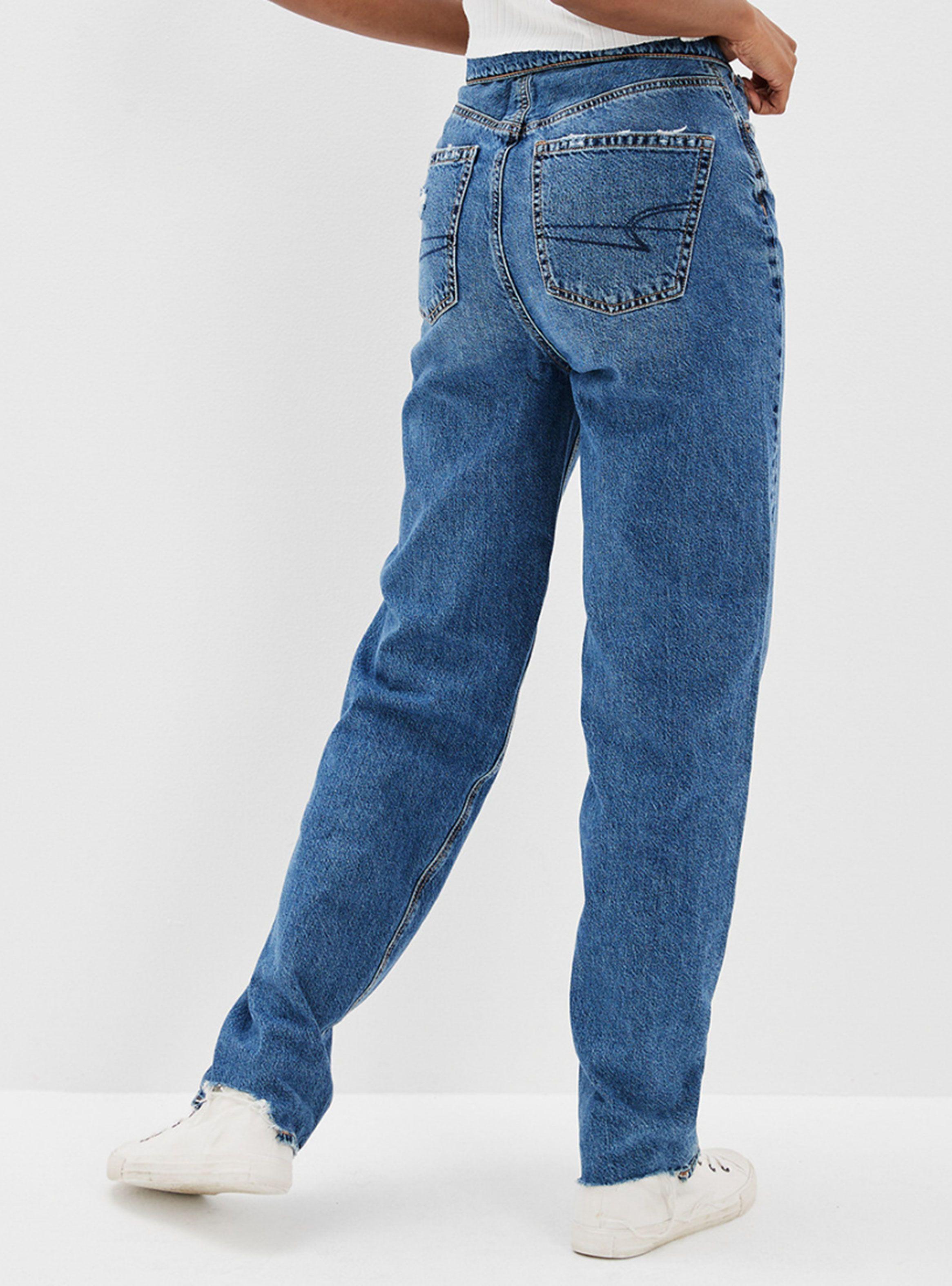 Jeans Highest Waist Ripped Baggy Straight-1