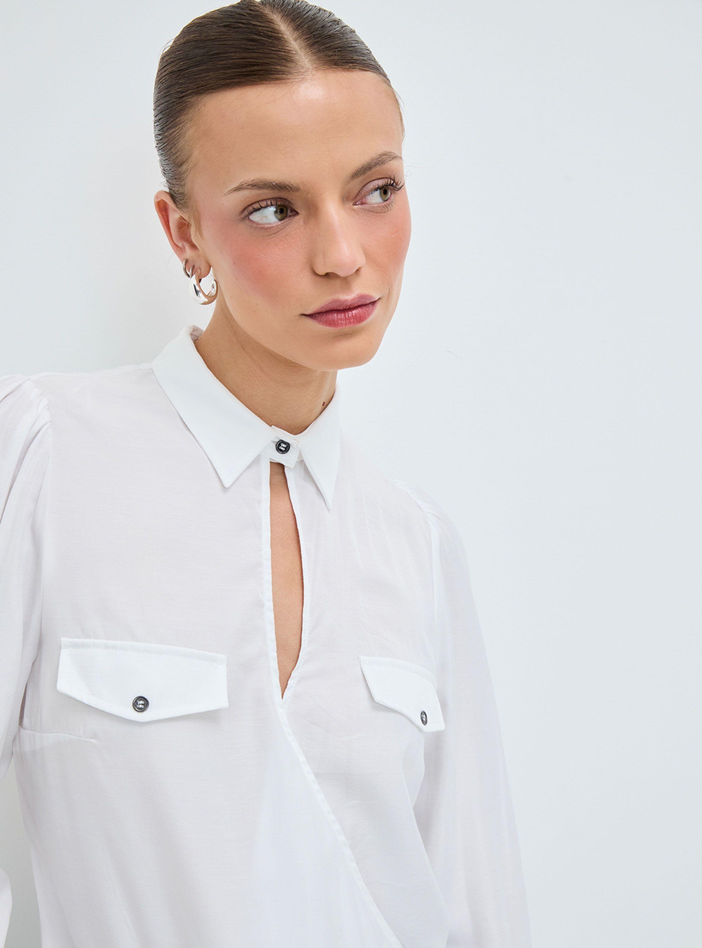Blusa Lisa Diseño Minimalista-3