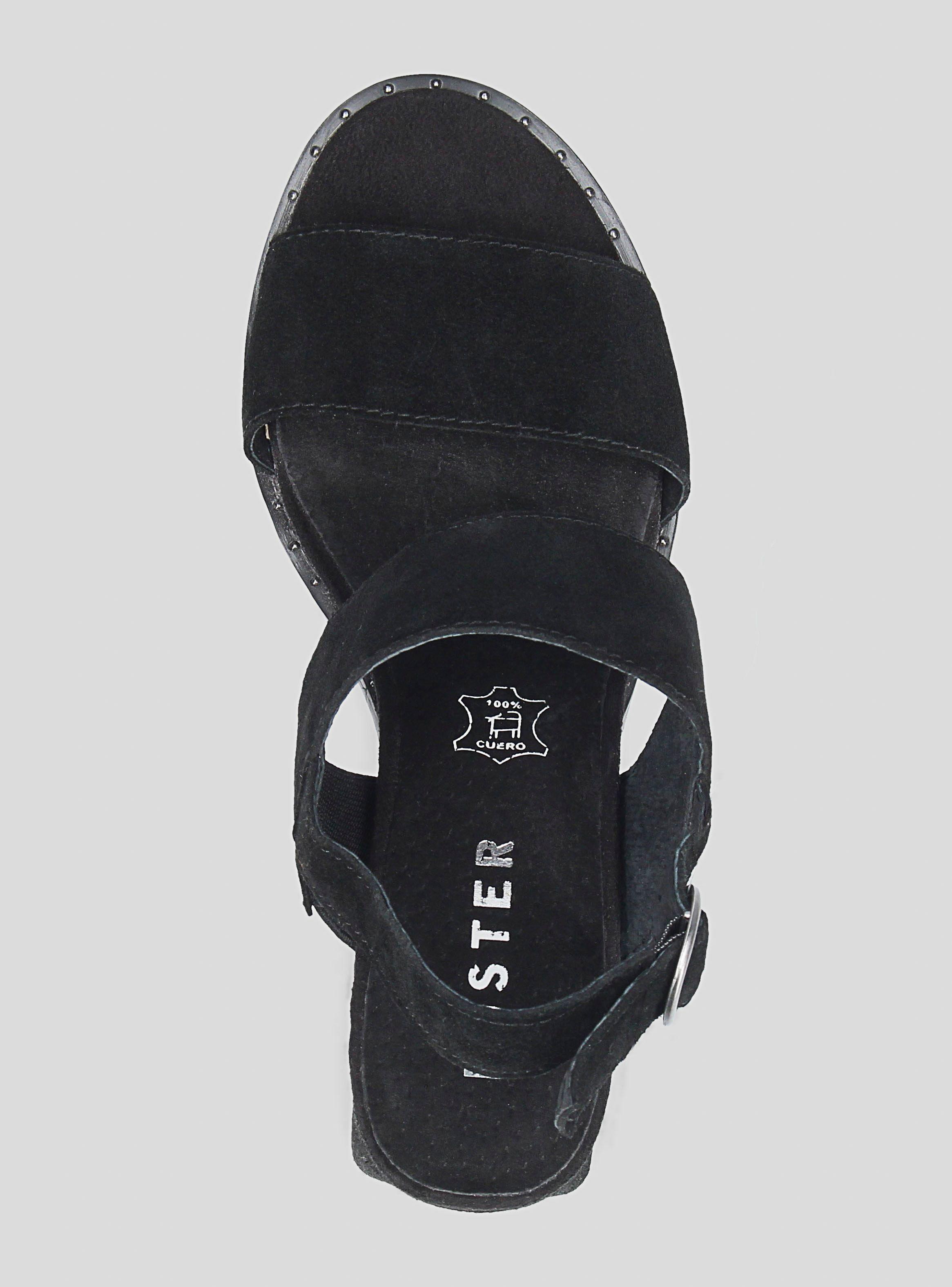 Sandalia  F1VZS0263 Taco Cuadrado Mujer-3