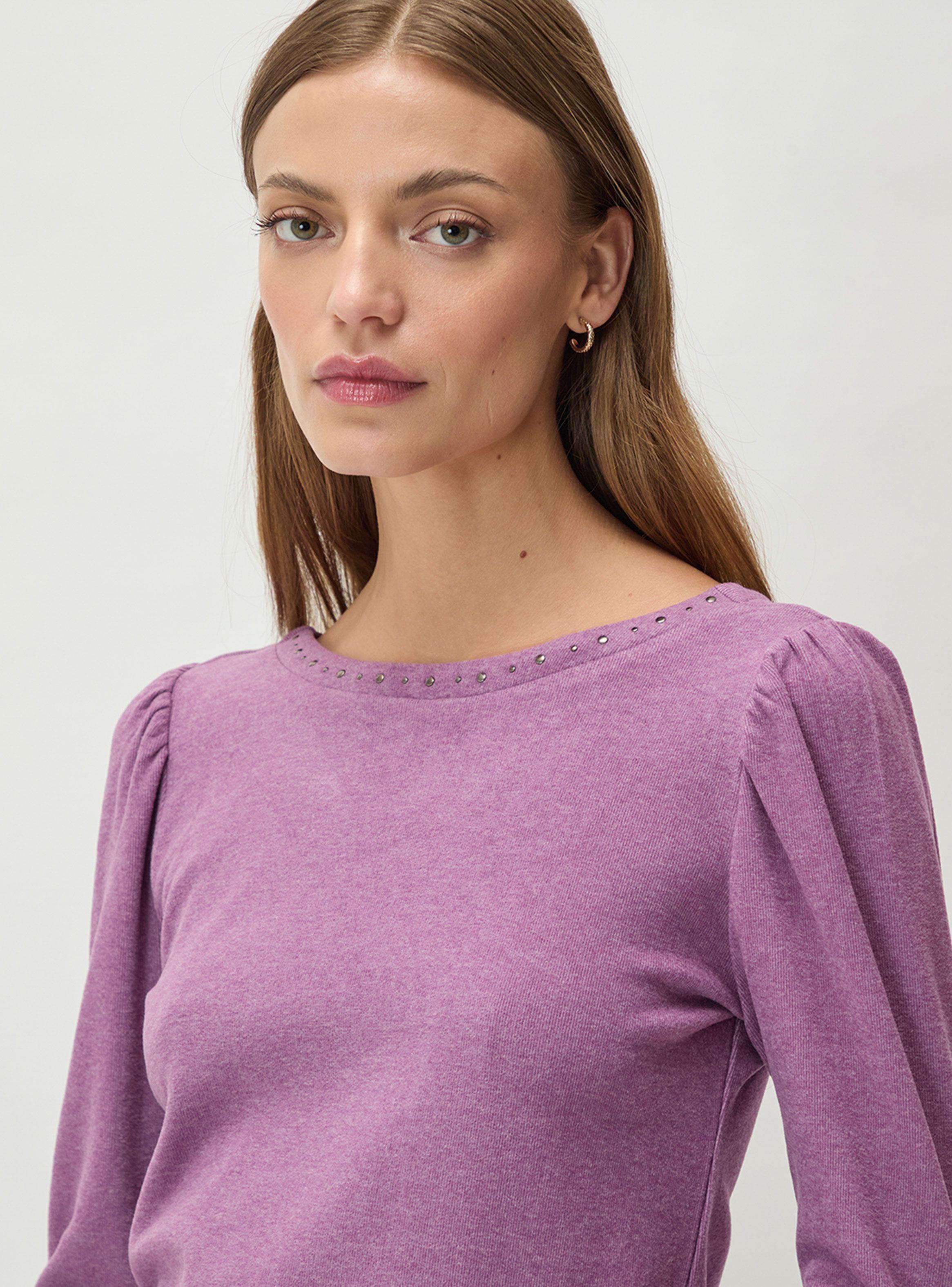 Polera Lisa con Manga Larga Color-3