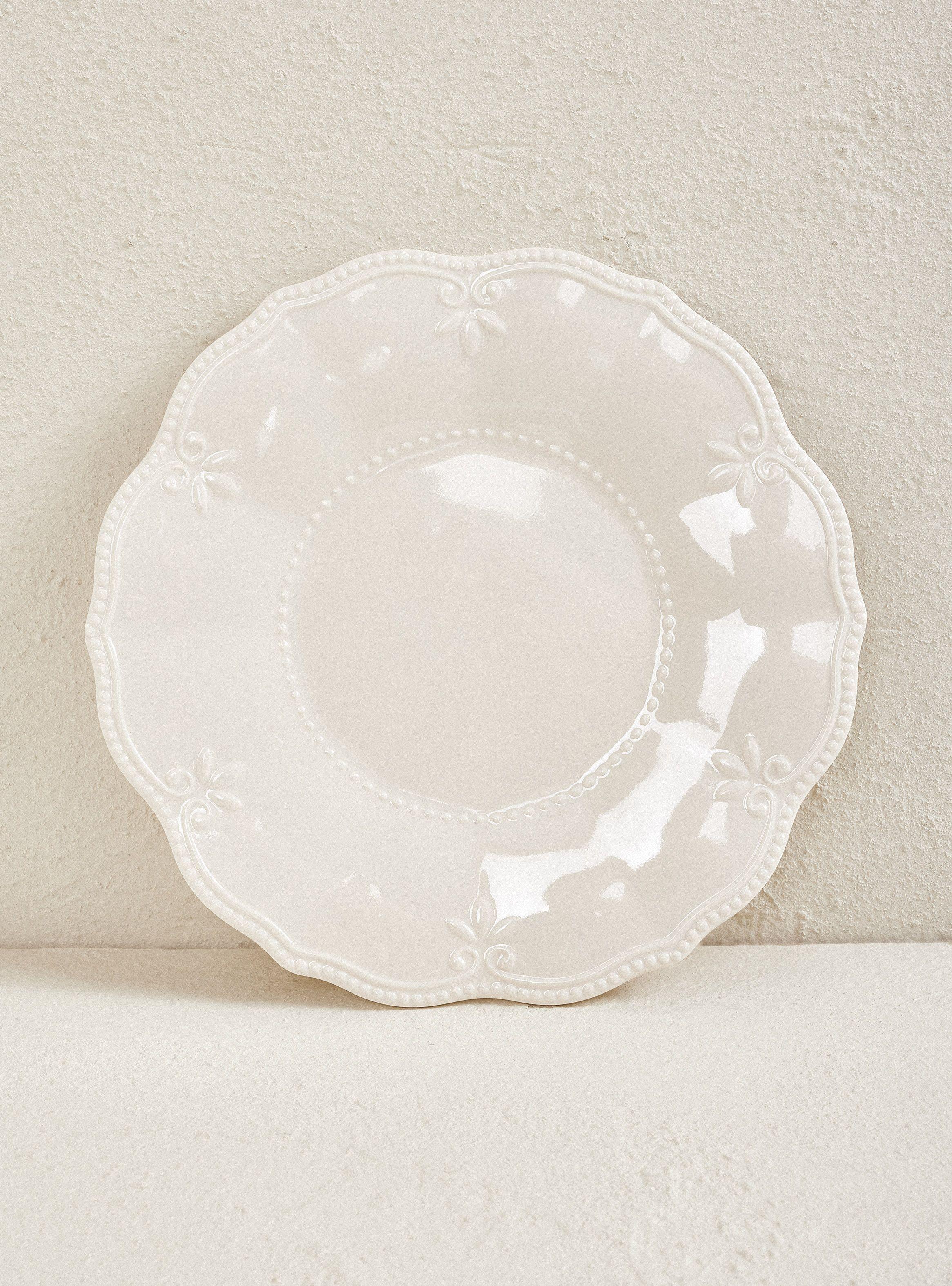 Set 4 Platos Principales Melamina Roma-2