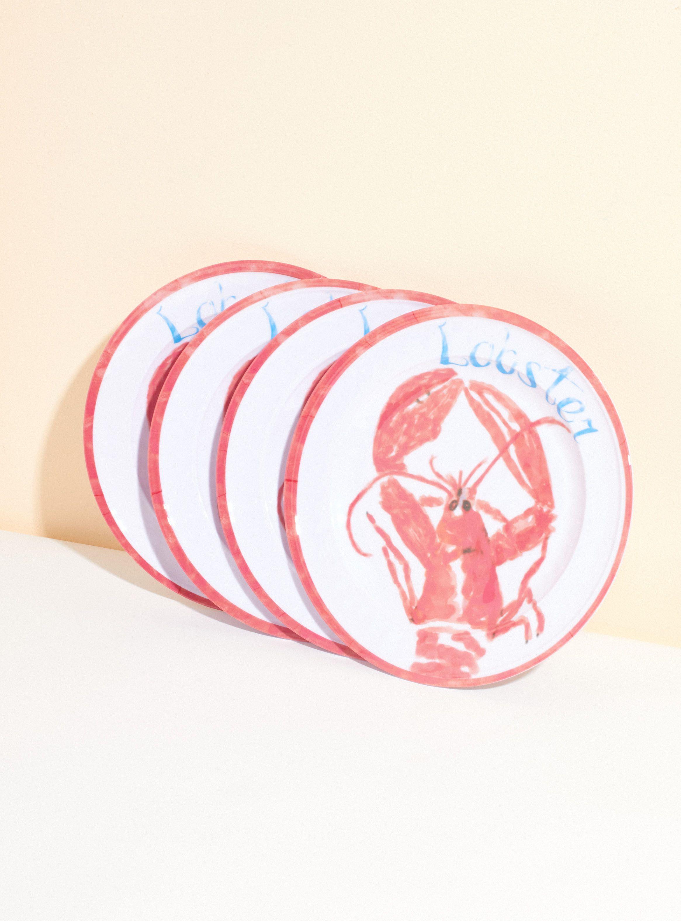 Set Attimo 4 Platos Ensaladas Melamina Mar-0