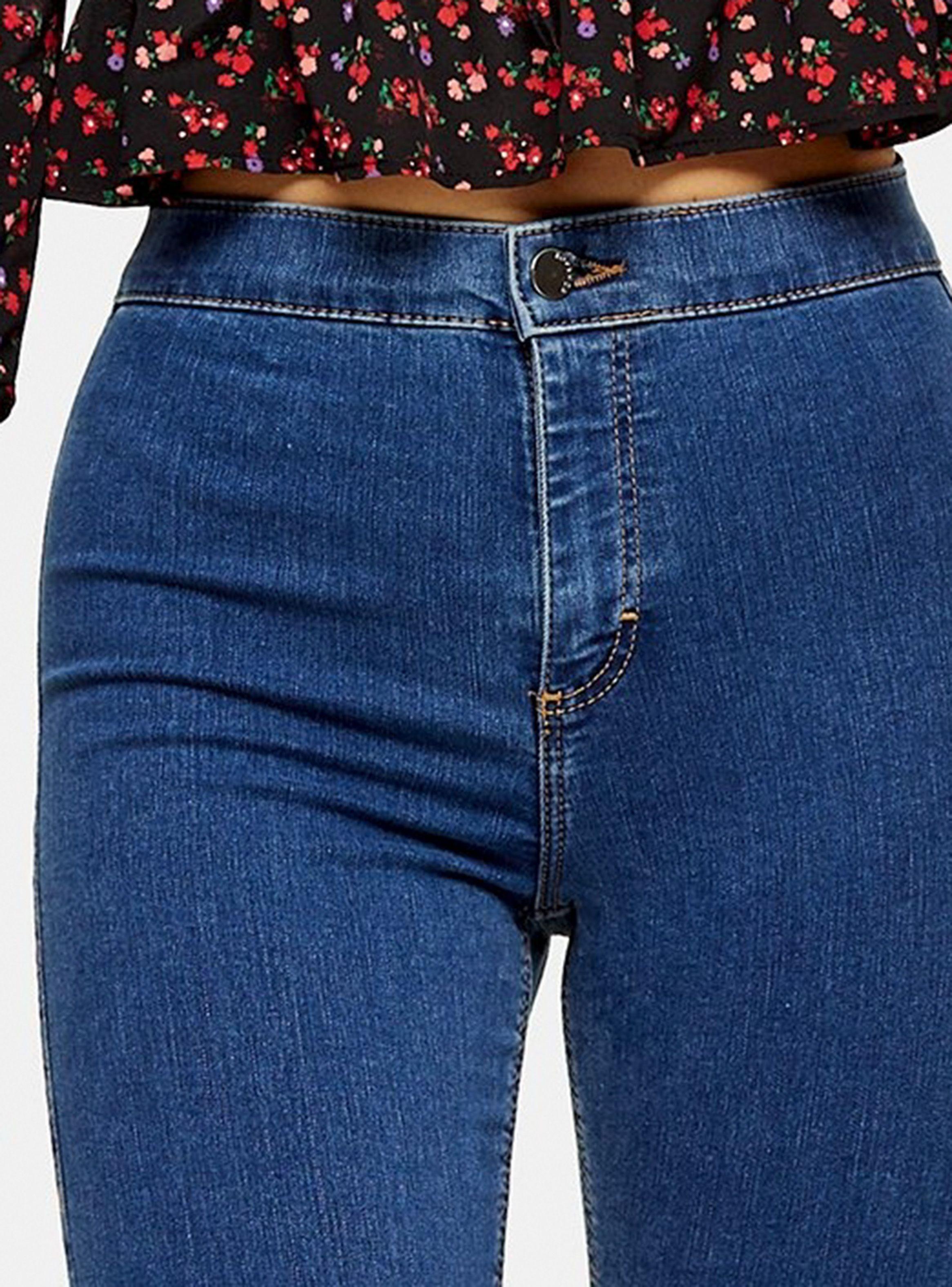 Jeans Petite Joni Mid Blue Largo 28 Topshop-2