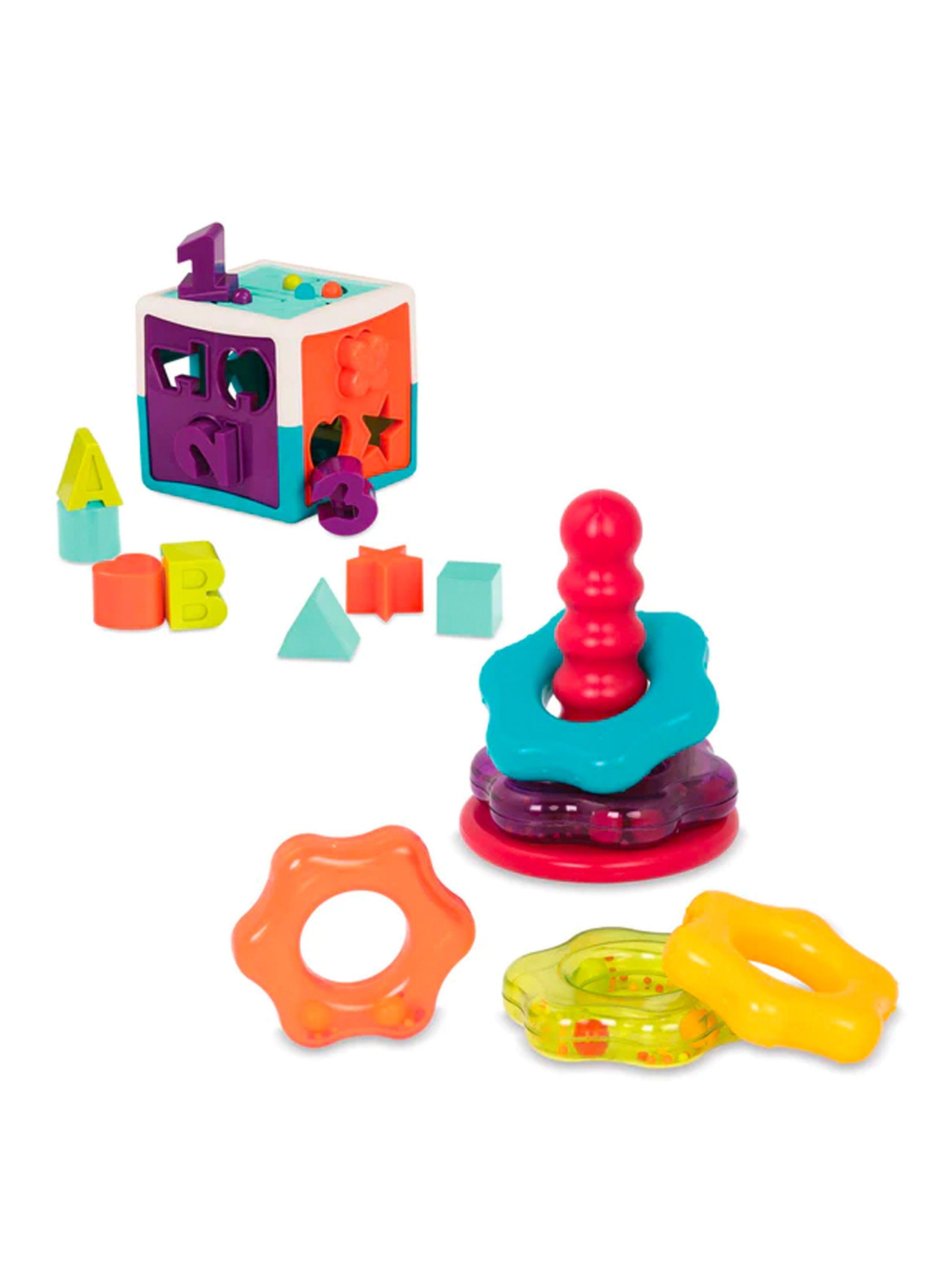 Battat Set juegos apila y encaja Caramba-1