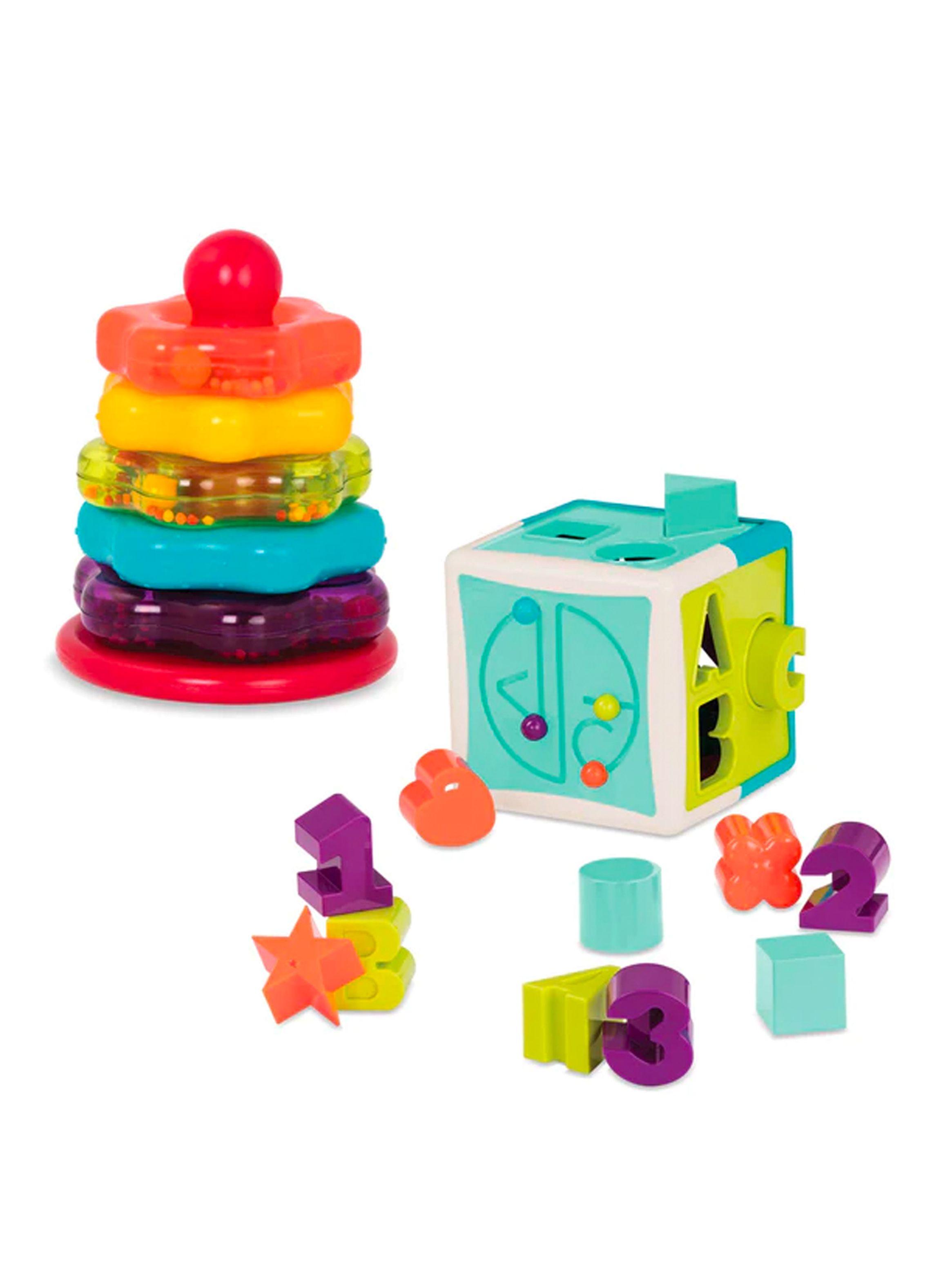Battat Set juegos apila y encaja Caramba-0