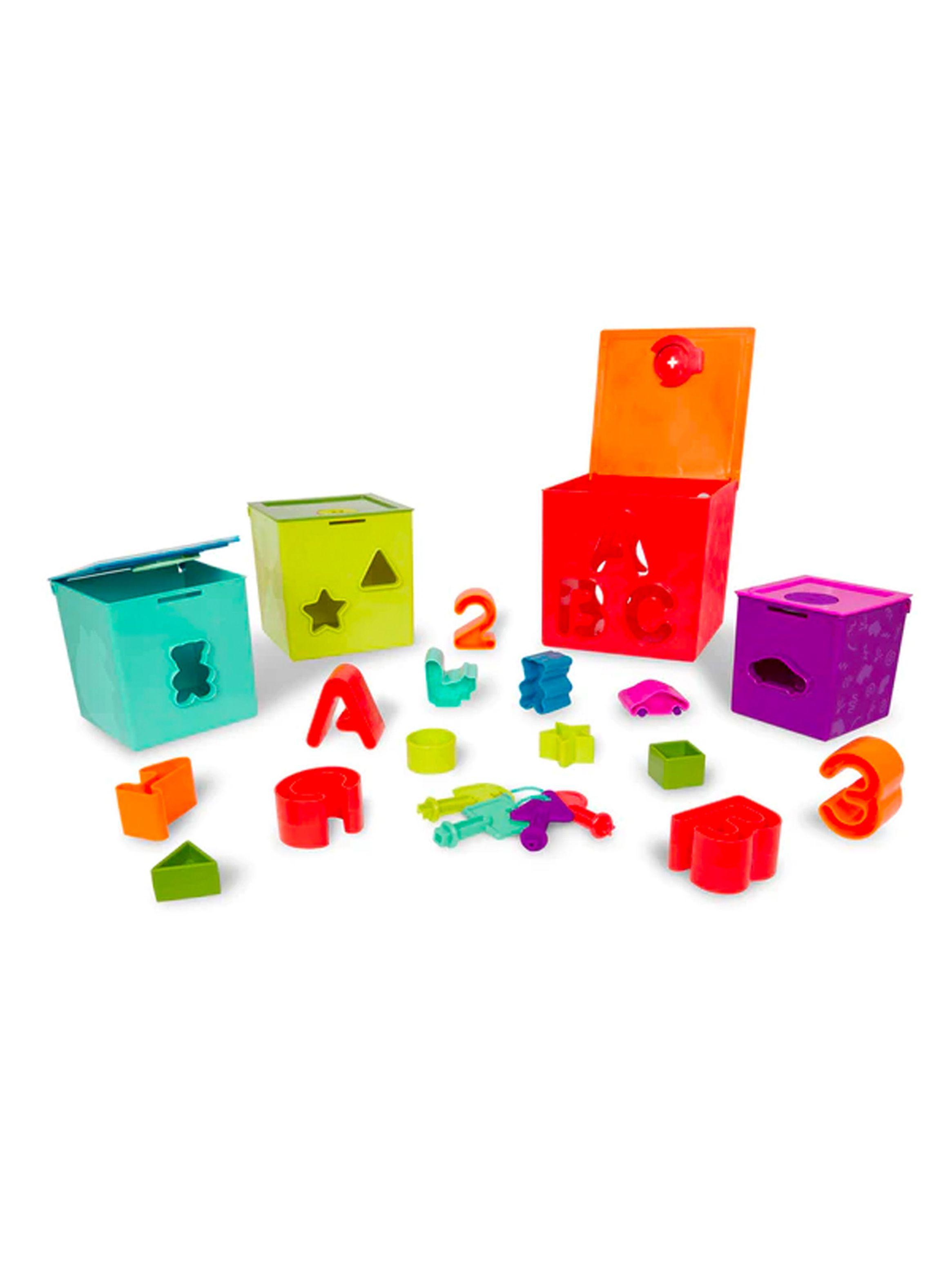 Battat Cubos de actividades Apila y encaja Caramba-0