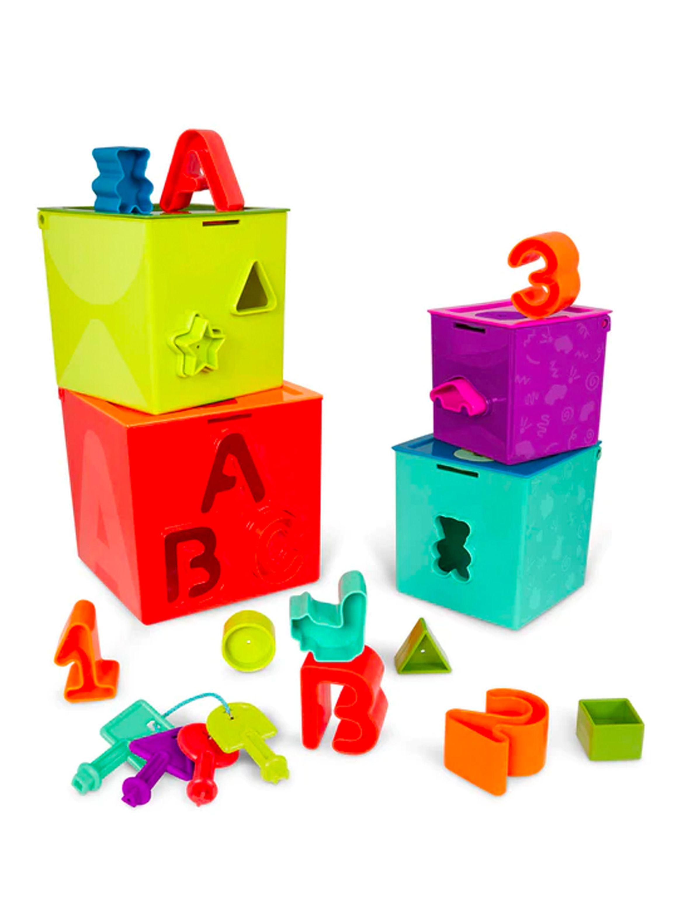 Battat Cubos de actividades Apila y encaja Caramba-1