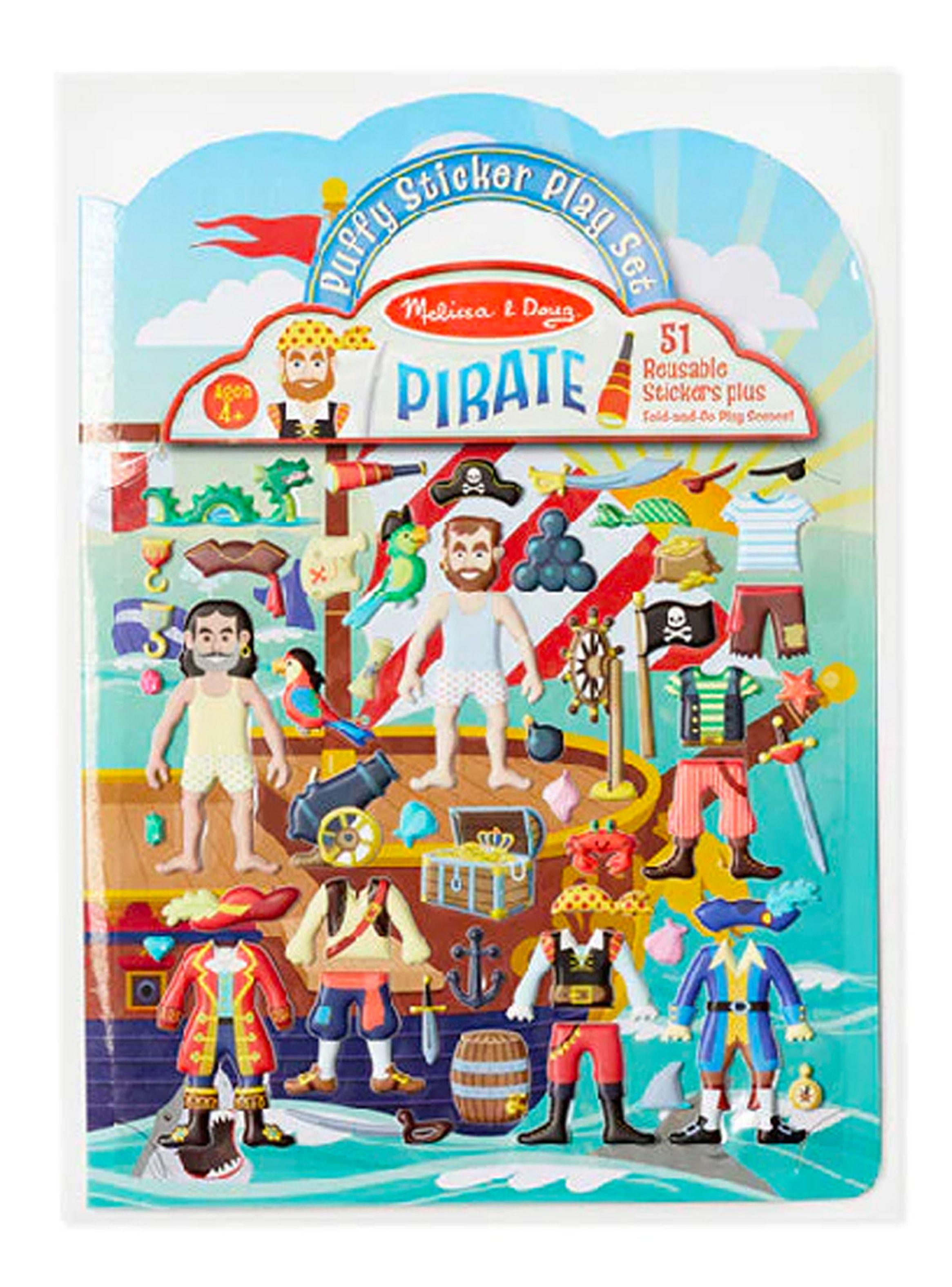 Melissa & Doug Stickers reutilizables piratas Caramba-0