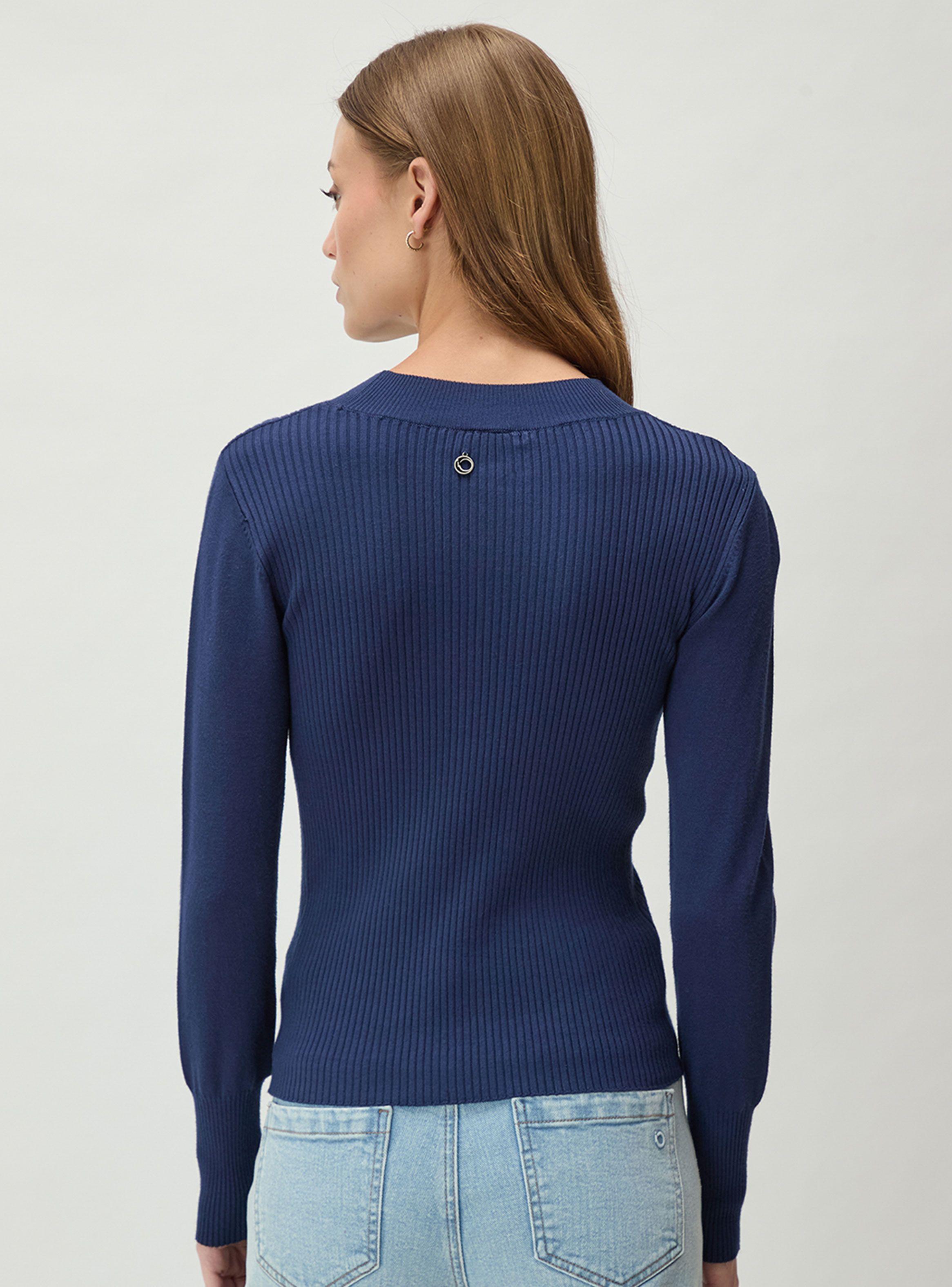 Sweater Liso Marine Color-1