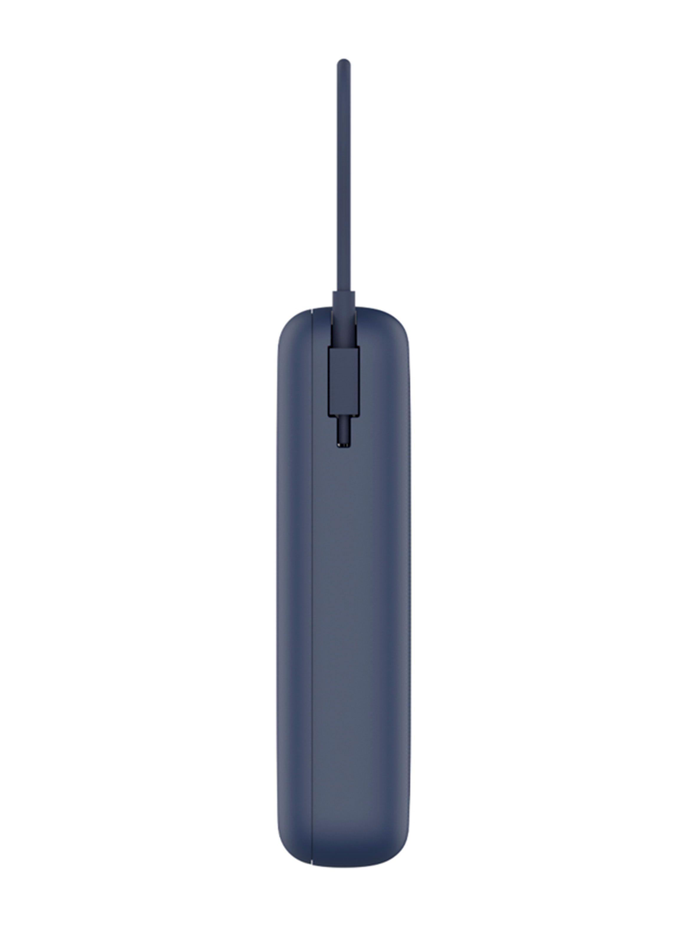 Batería Portátil 20000mAh 33W Cable Integrado Azul-3