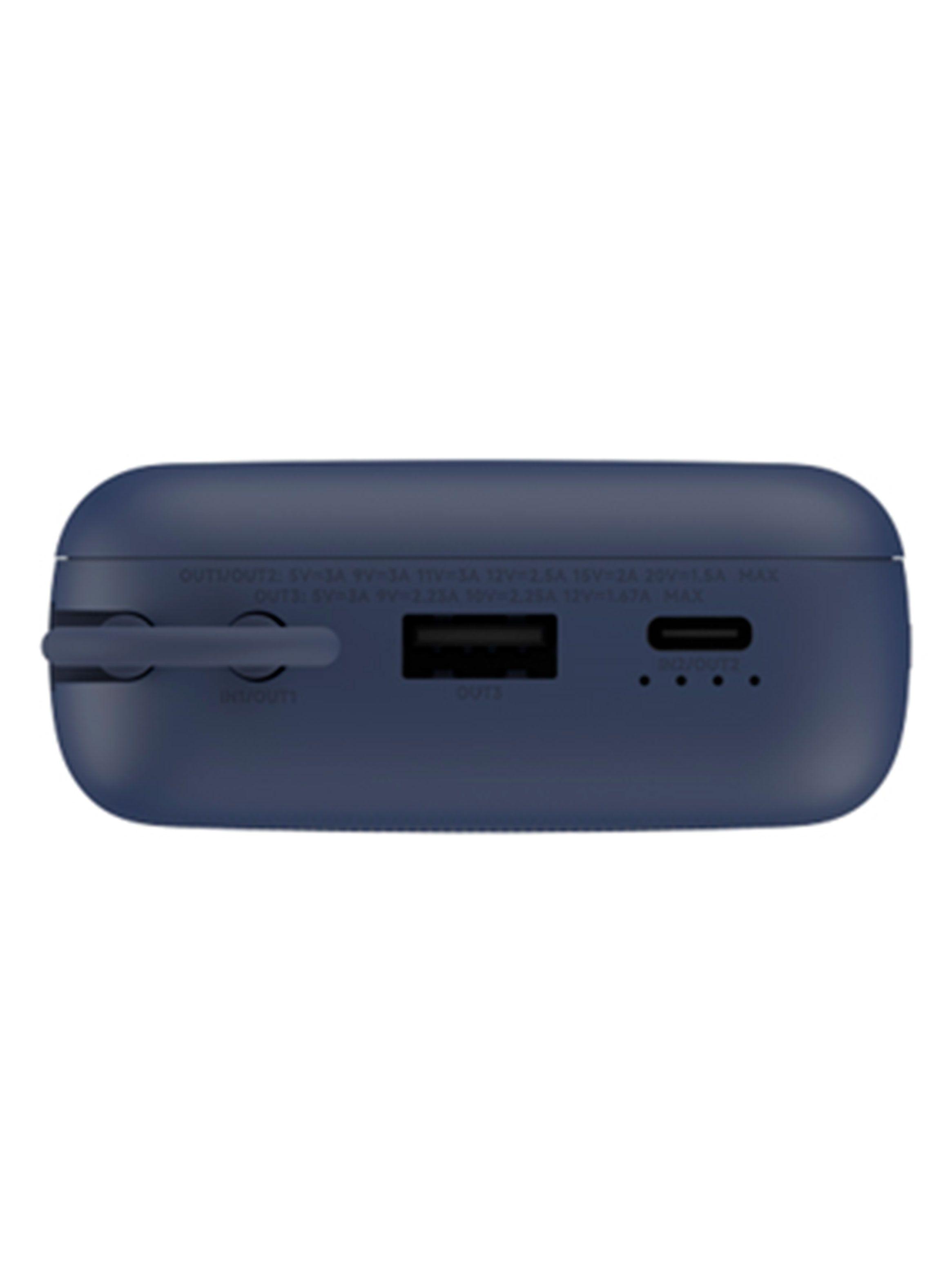 Batería Portátil 20000mAh 33W Cable Integrado Azul-4
