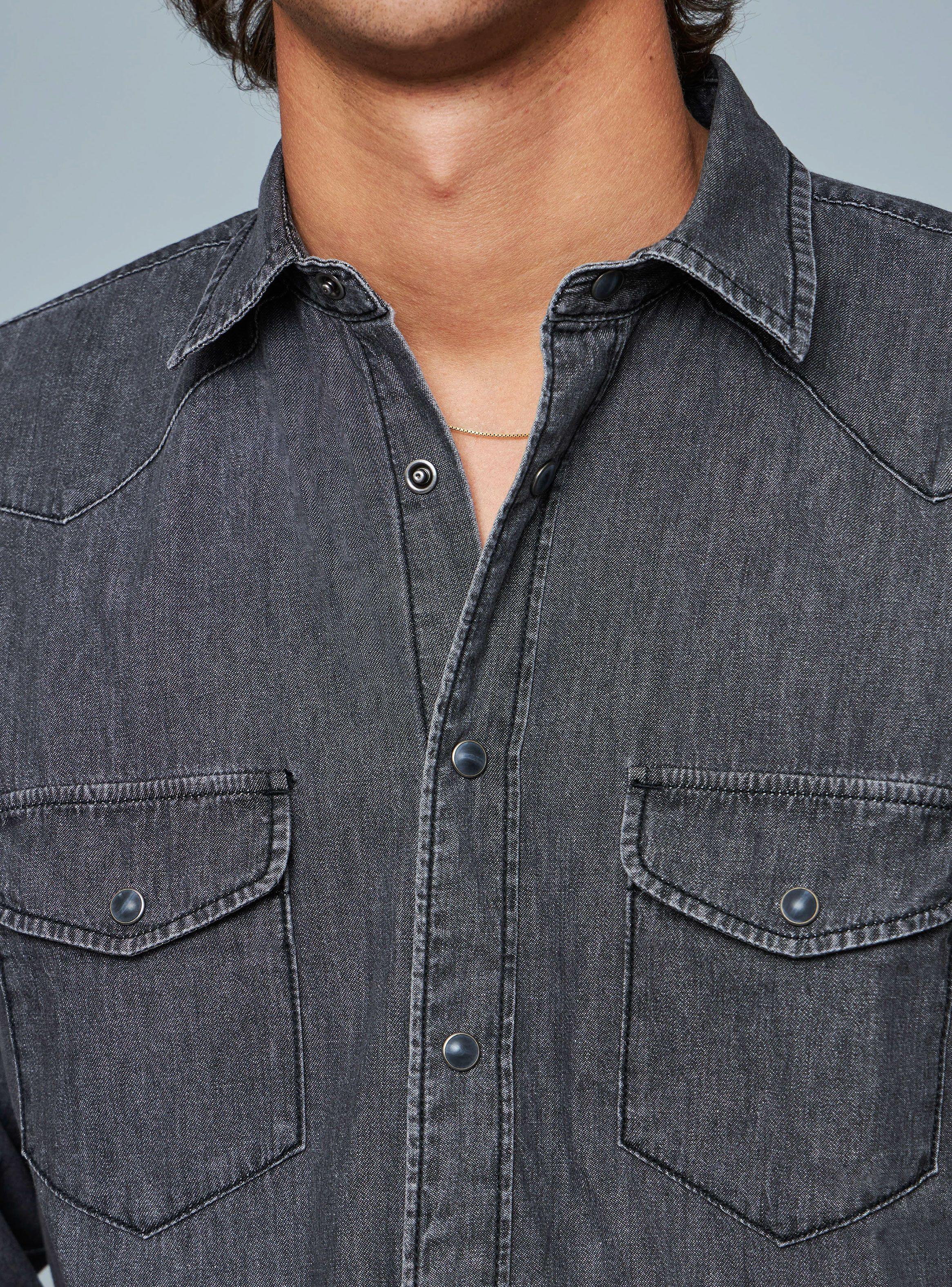 Camisa Denim Casual Bolsillo-2