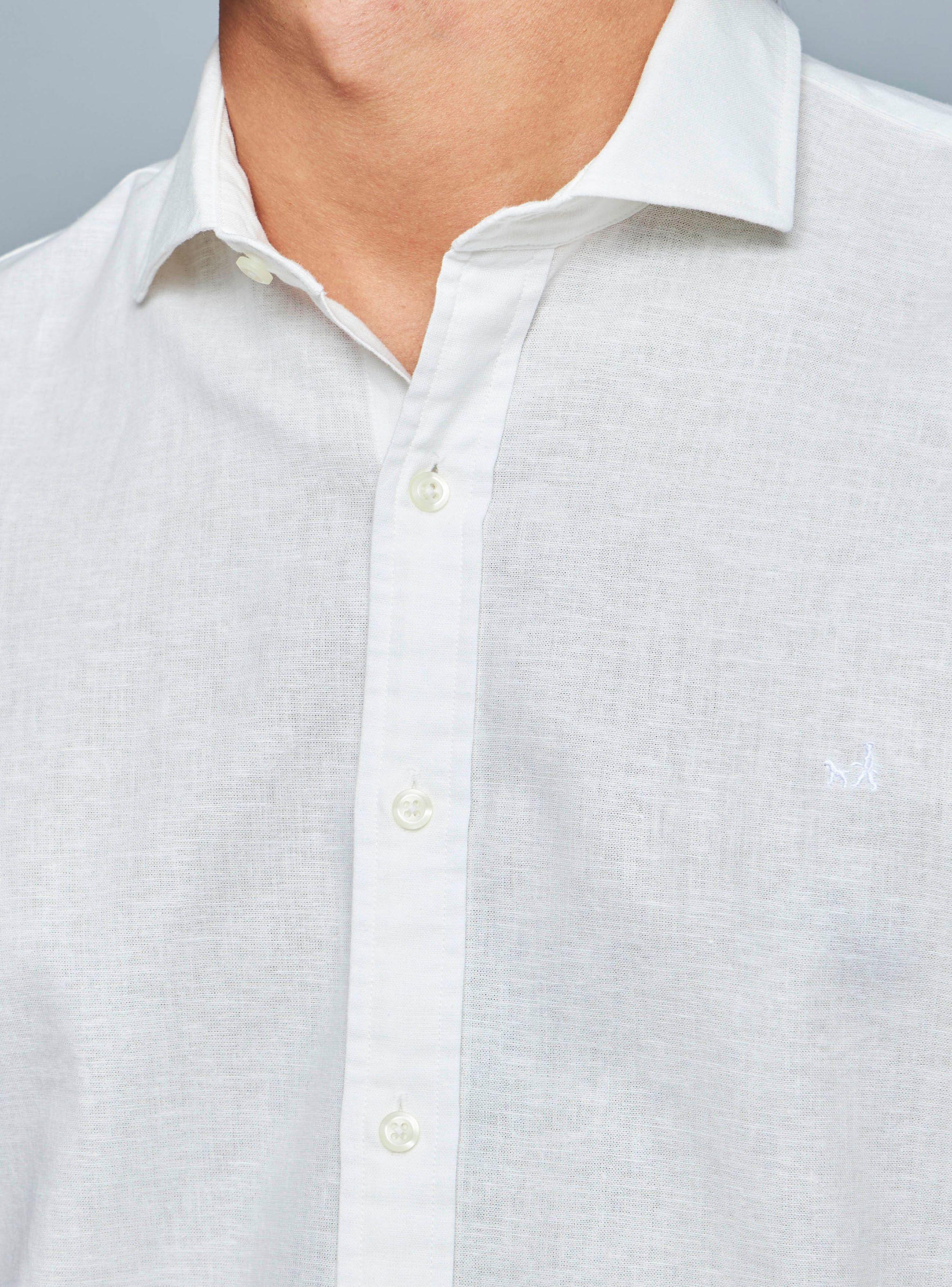 Camisa Liso Manga Larga Casual-2