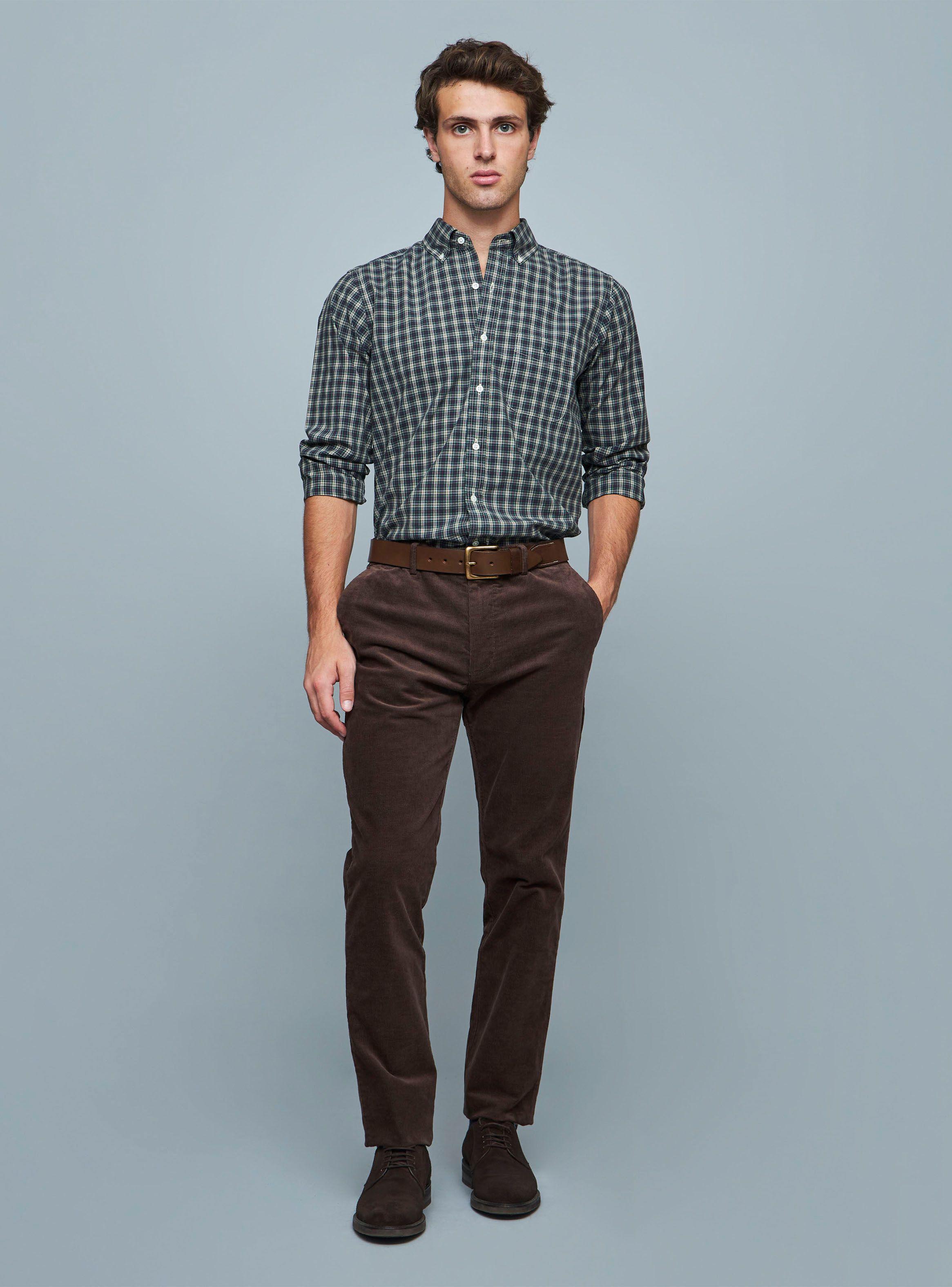 Camisa Casual de Cuadros-3