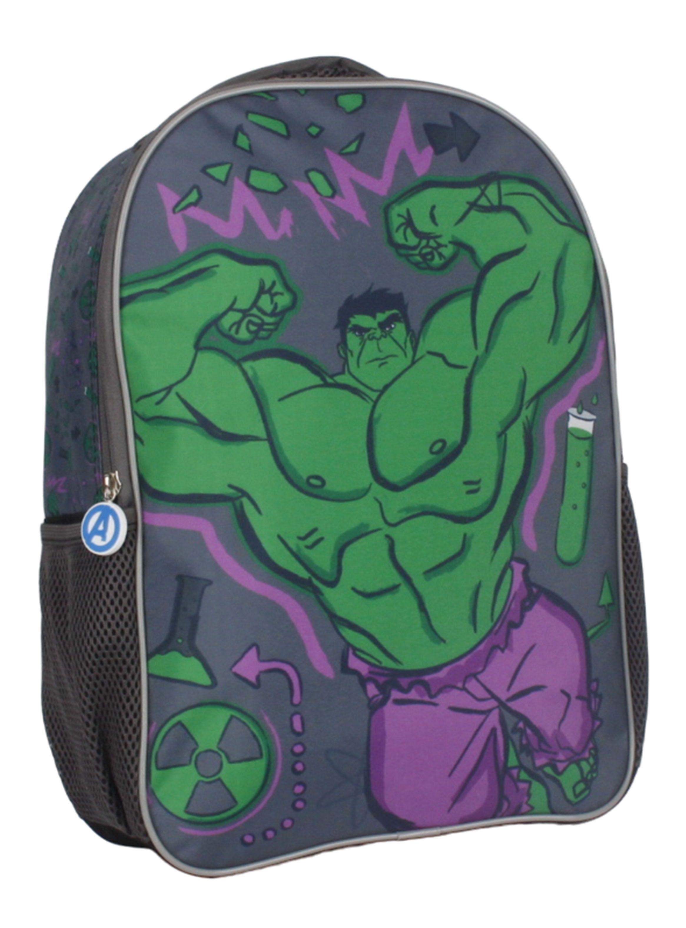 Mochila Infantil 15 Avengers Hulk-1-2