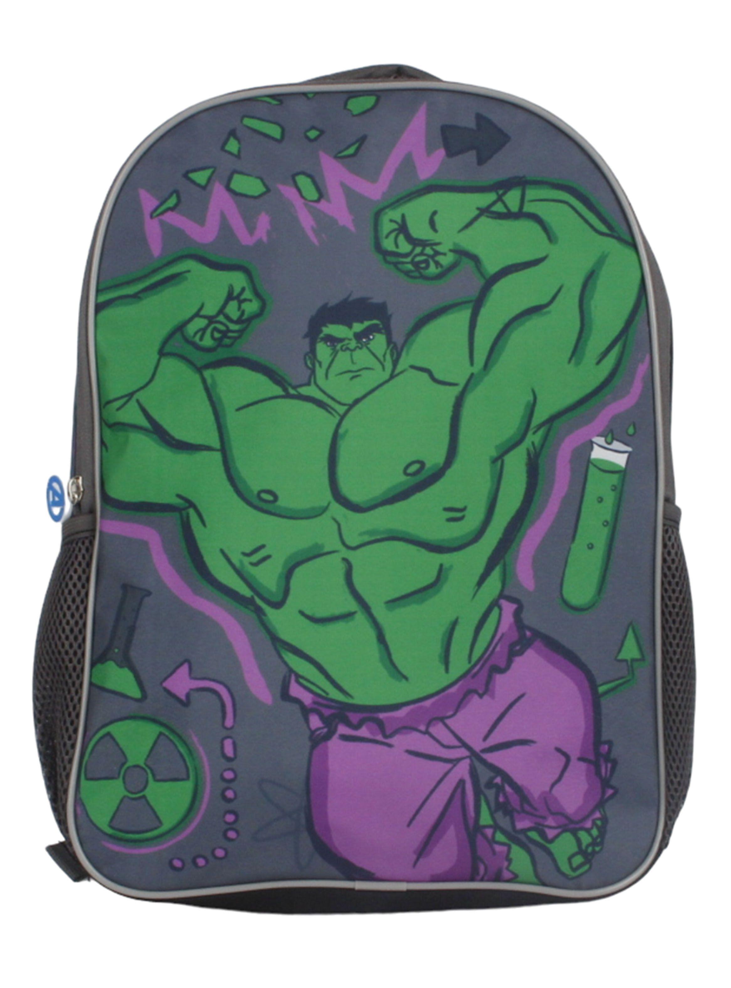 Mochila Infantil 15 Avengers Hulk-1-0